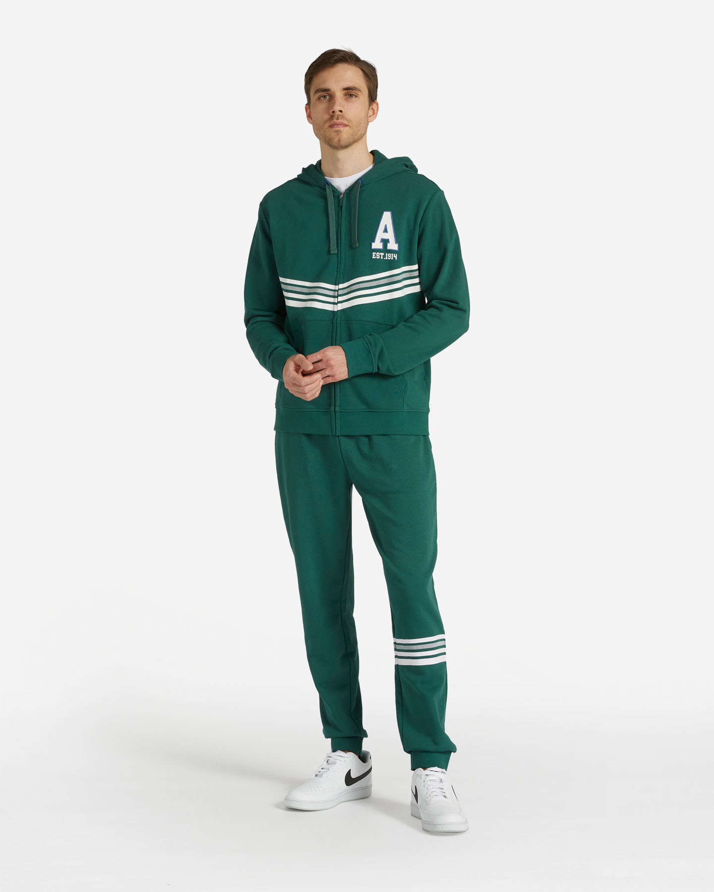 Felpa ADMIRAL VARSITY M - Verde - 1 | Cisalfa Sport