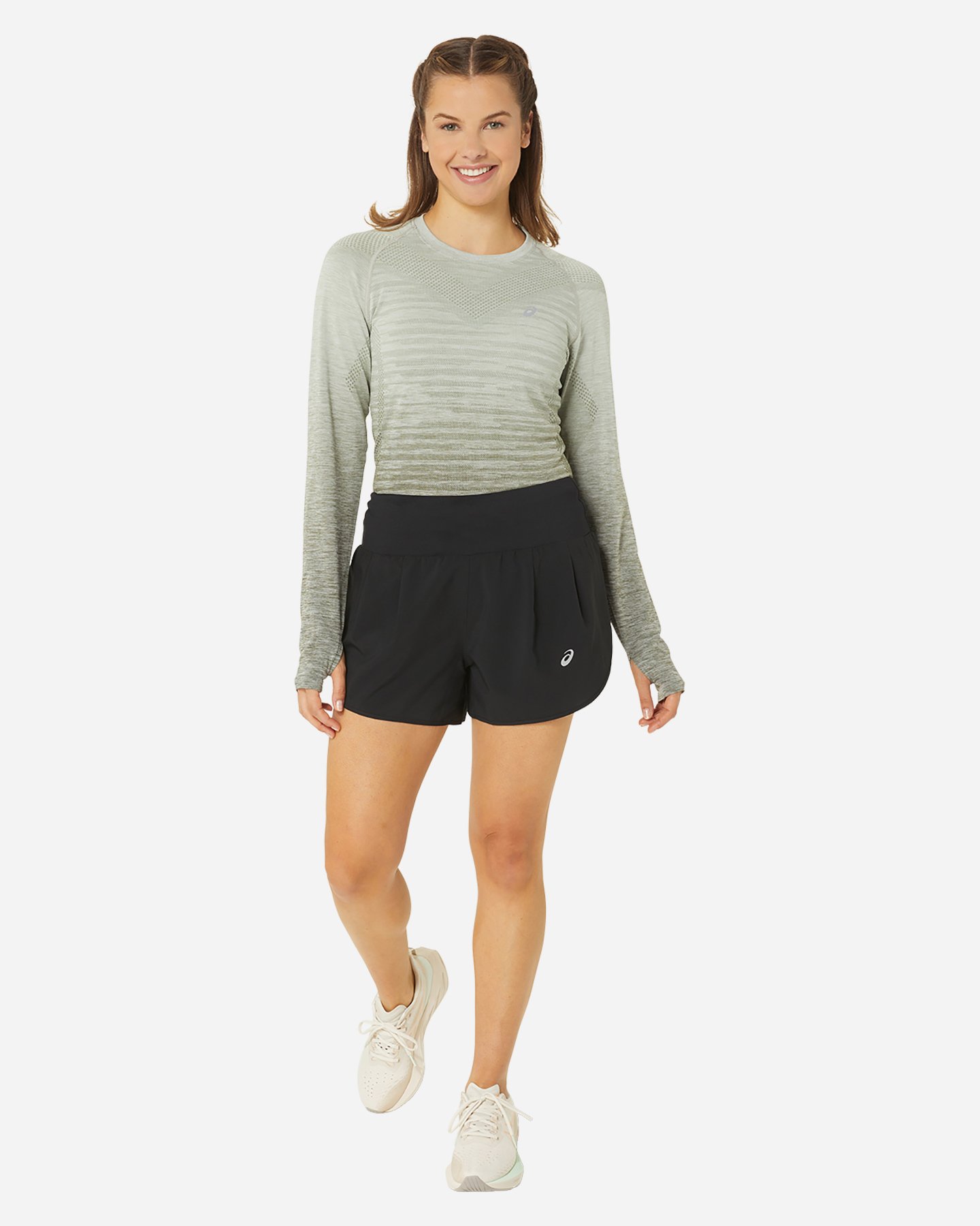 Short running ASICS ROAD 3.5IN W - Nero - 3 | Cisalfa Sport