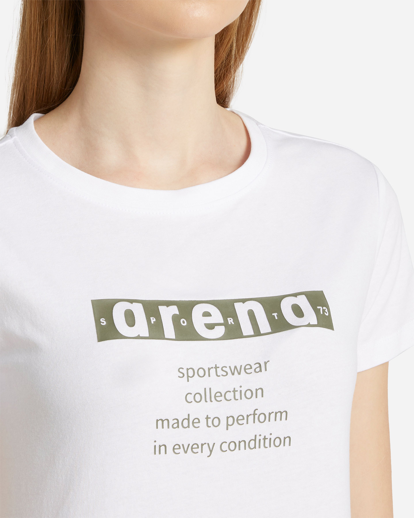 T-shirt ARENA BASIC ATHLETICS W - Bianco - 4 | Cisalfa Sport