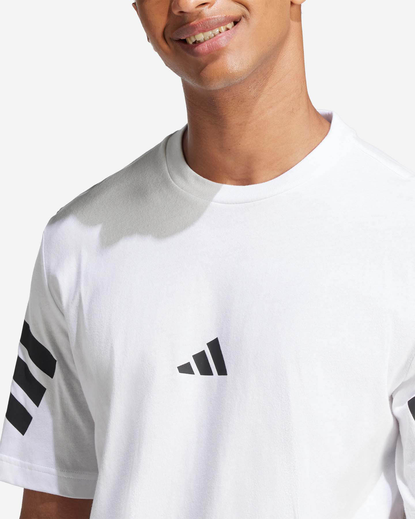 T-shirt ADIDAS 3STRIPES M - Bianco - 4 | Cisalfa Sport