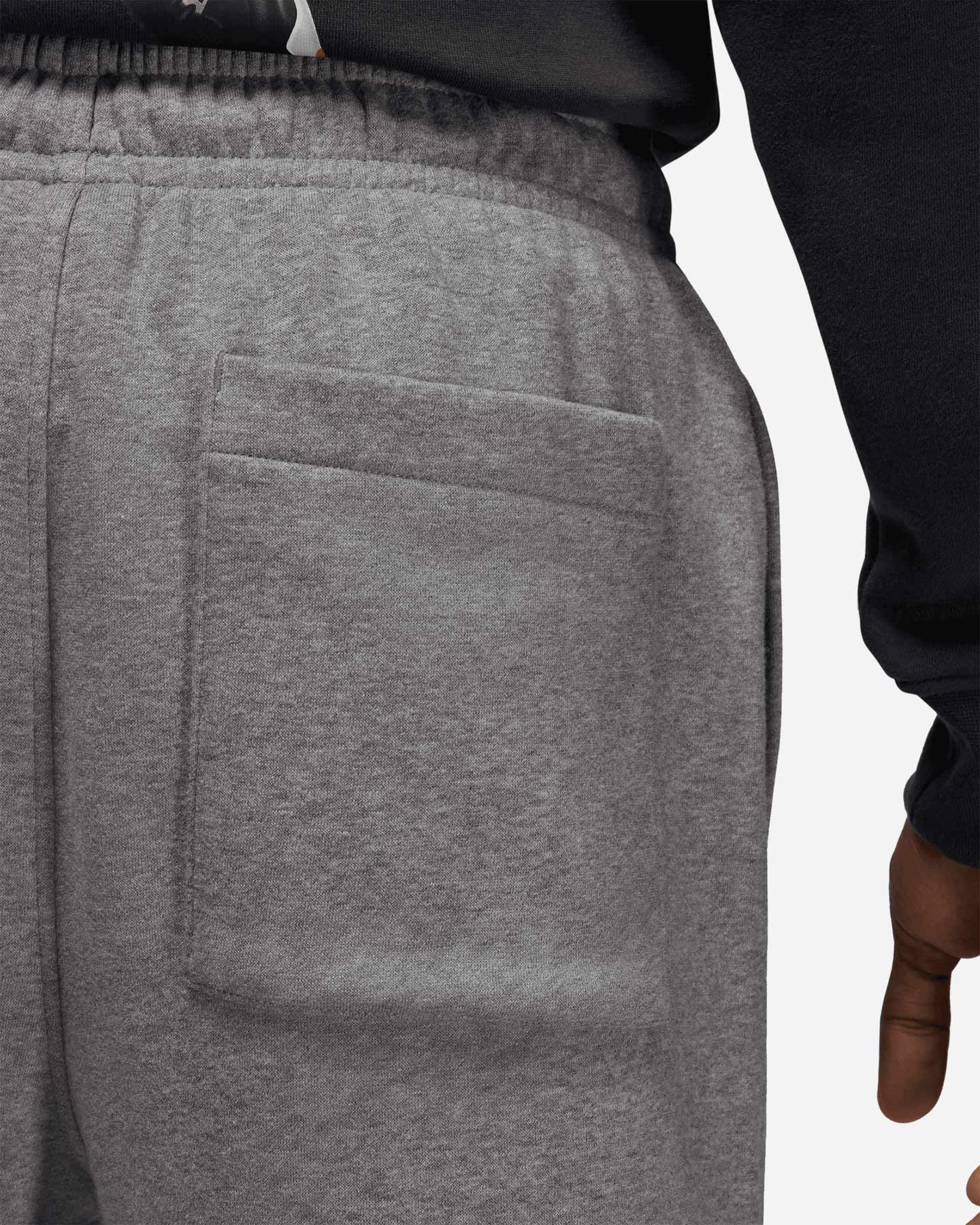 Pantalone NIKE FLC BROOKLYN JORDAN M - Grigio - 4 | Cisalfa Sport