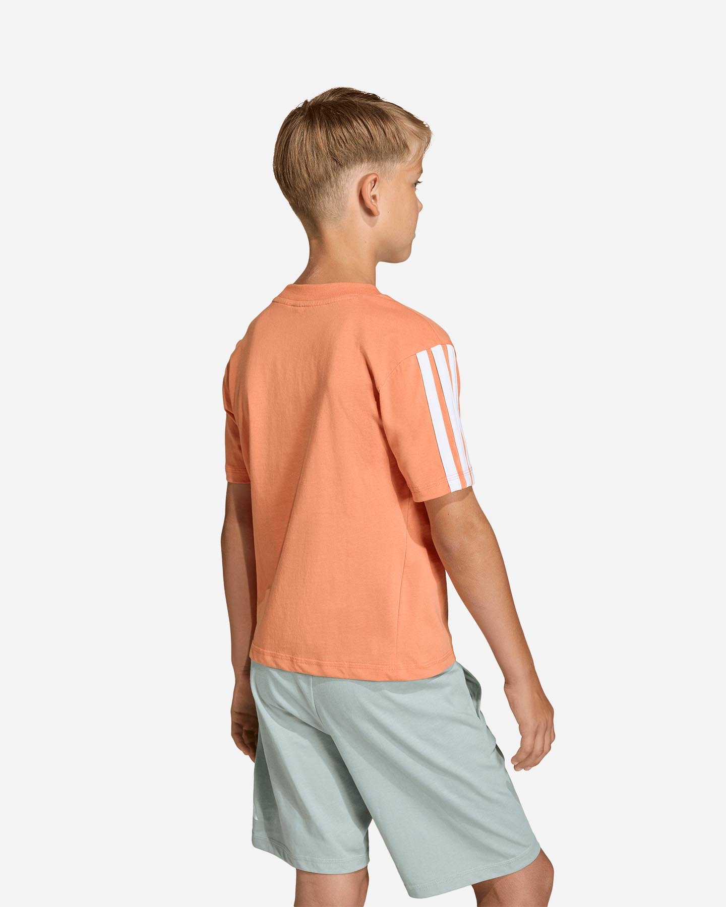 T-shirt ADIDAS ESSENTIALS 3STRIPES JR - Arancione - 2 | Cisalfa Sport