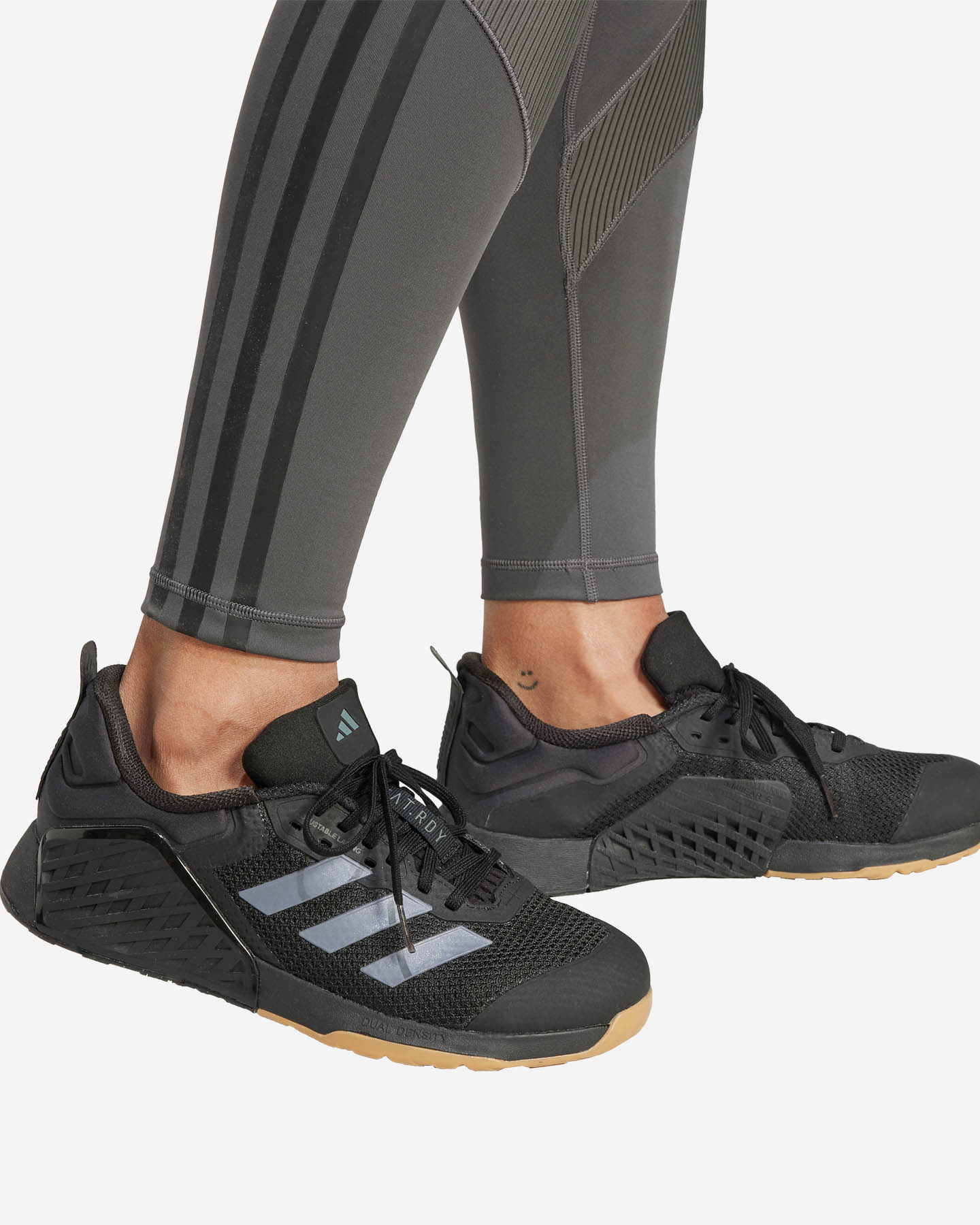 Leggings ADIDAS HYG RIB W - Grigio - 4 | Cisalfa Sport