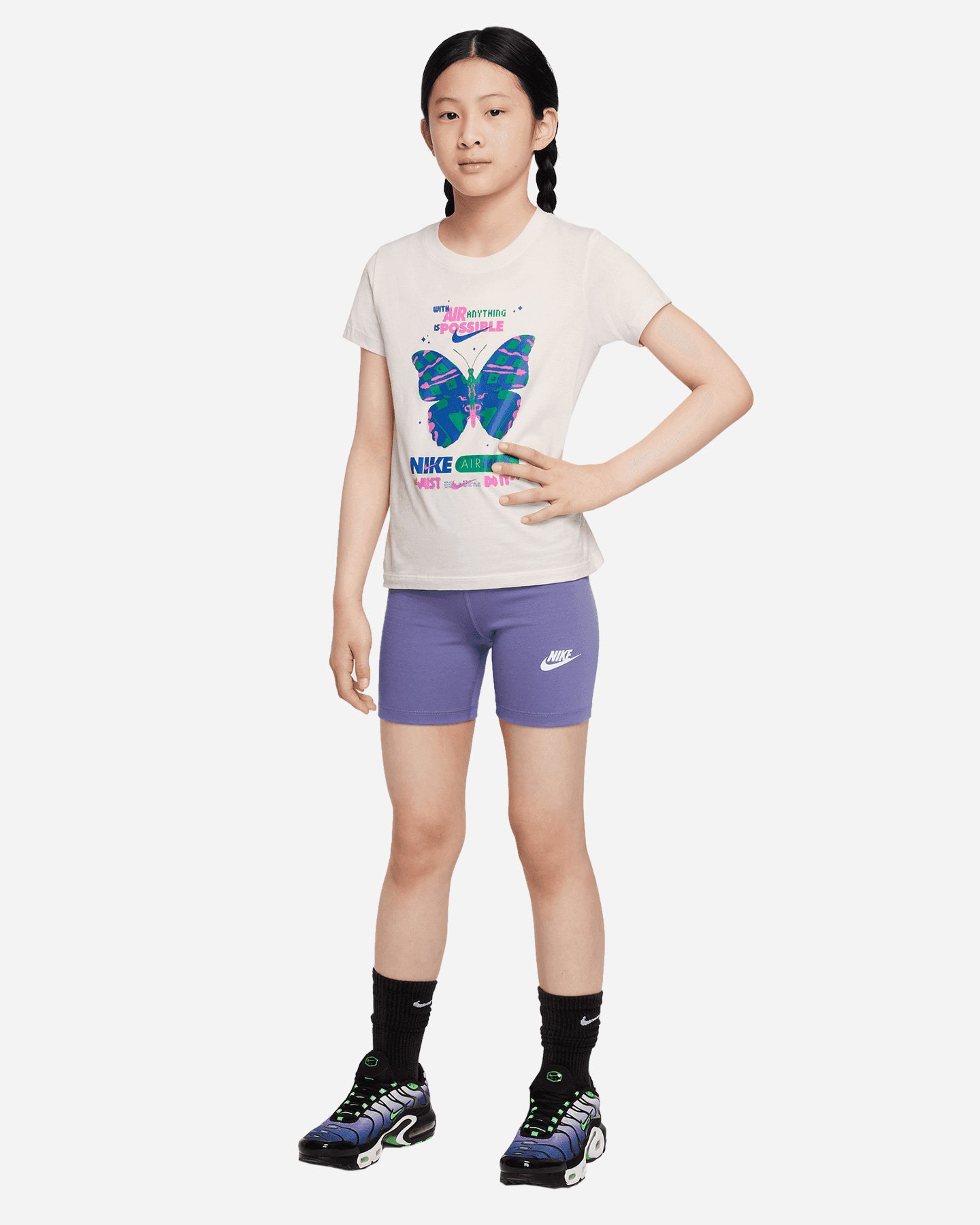 Pantaloncini NIKE CICLISTA JR - Viola - 4 | Cisalfa Sport