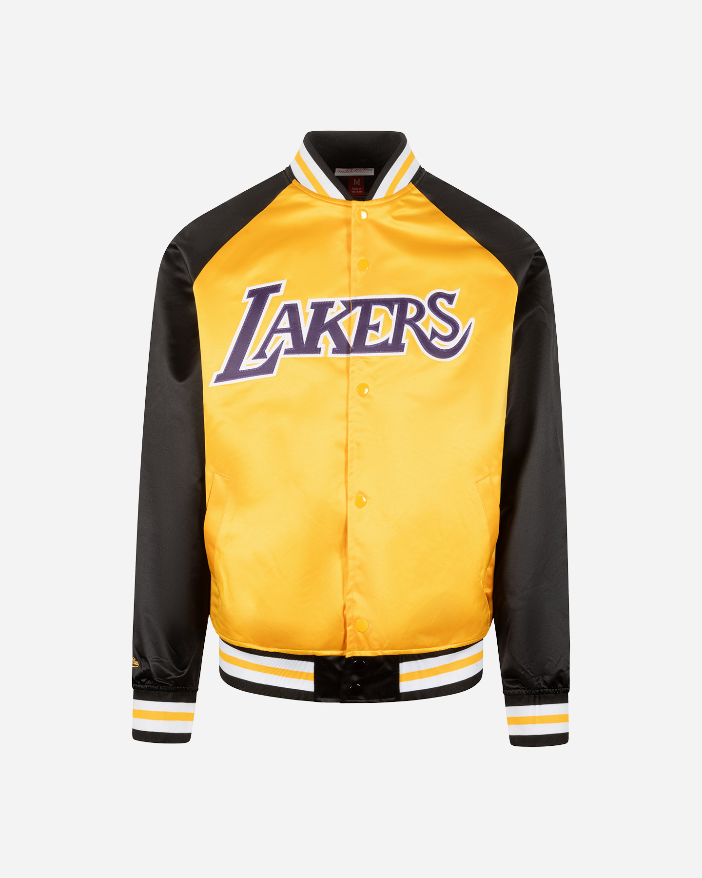 Abbigliamento basket MITCHELL&NESS DOUBLE LW SATIN LOGO LAKERS M - Nero - 0 | Cisalfa Sport