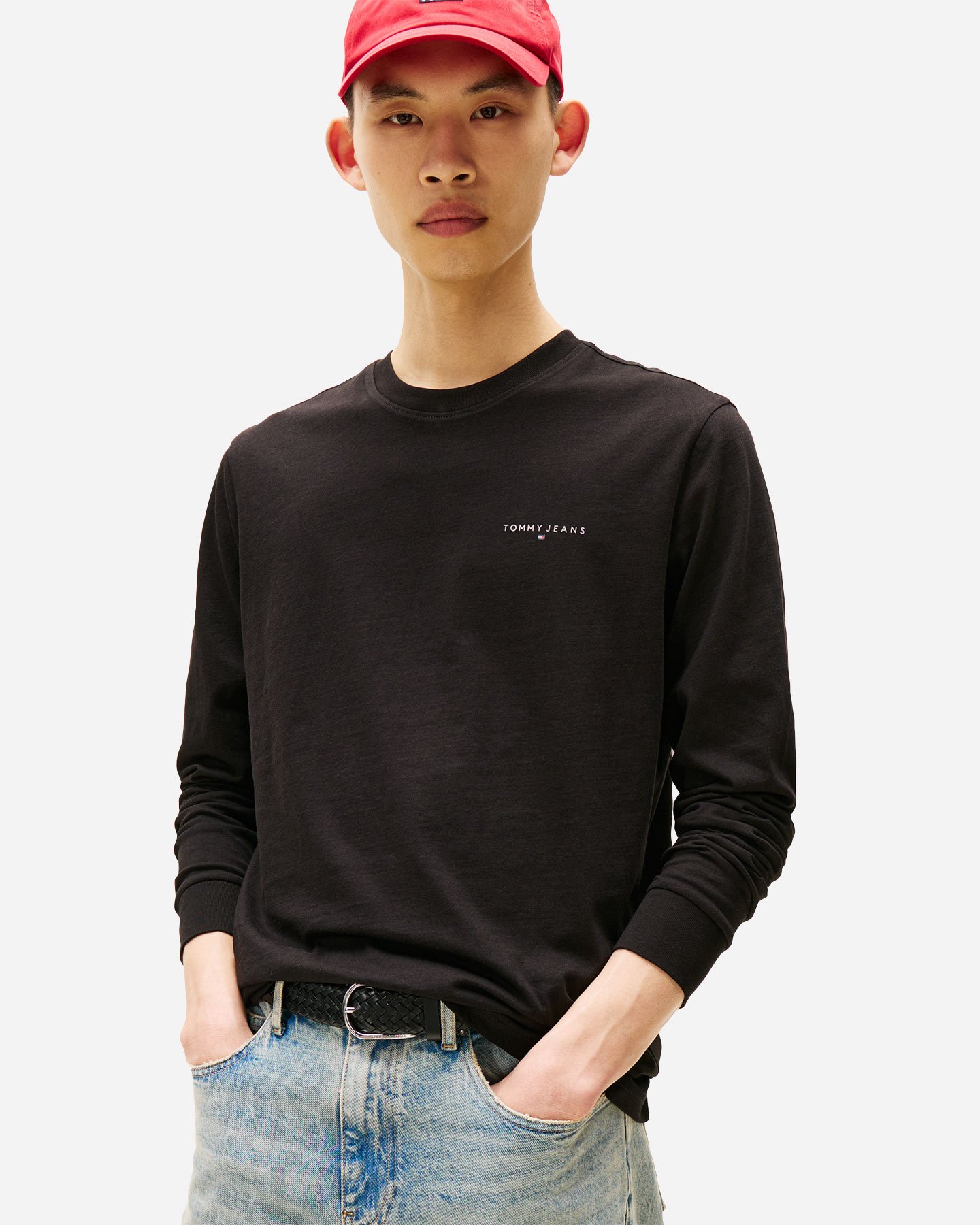 T-shirt TOMMY HILFIGER LINEAR LOGO M - Nero - 4 | Cisalfa Sport