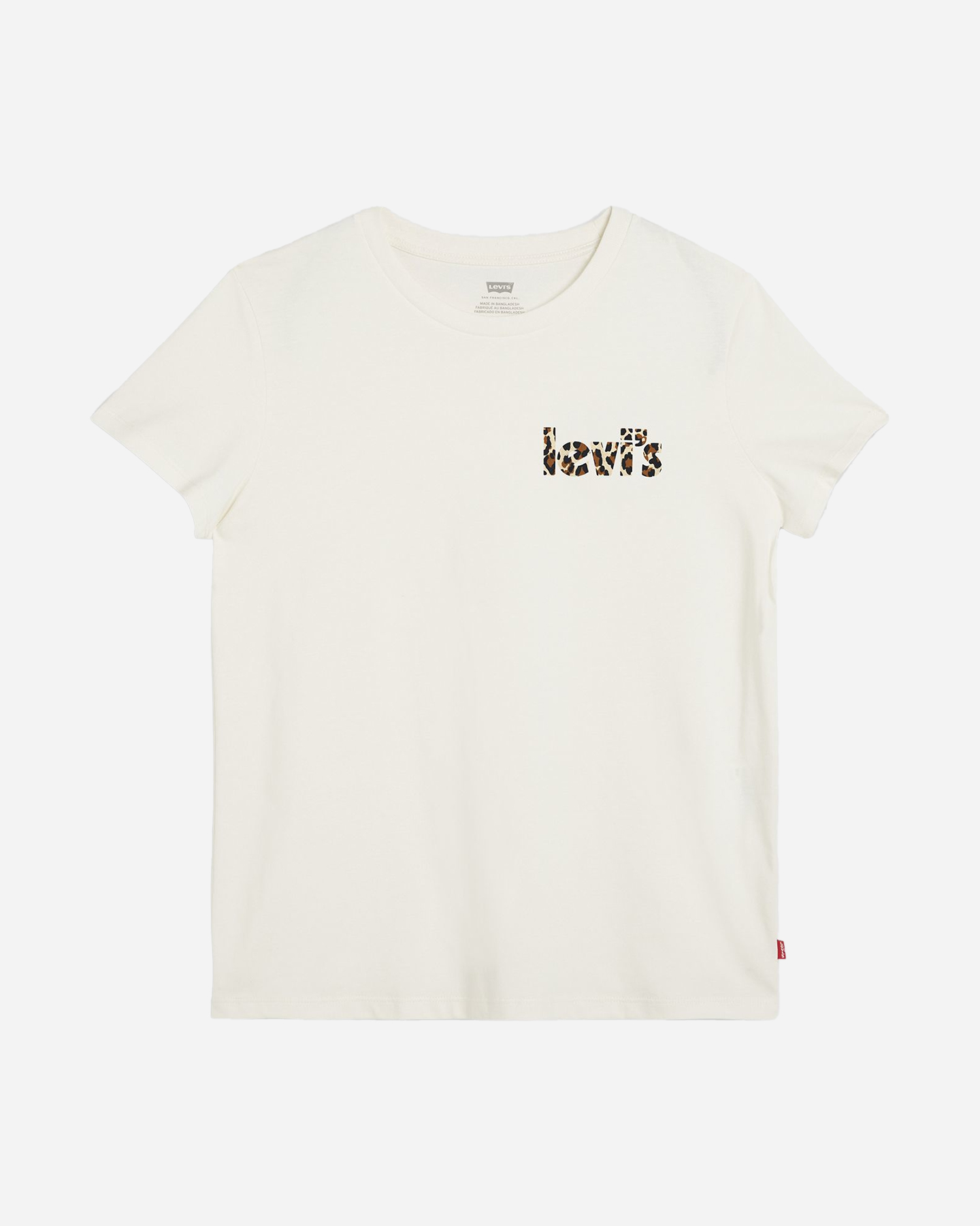 LOGO CHEST LEOPARD W