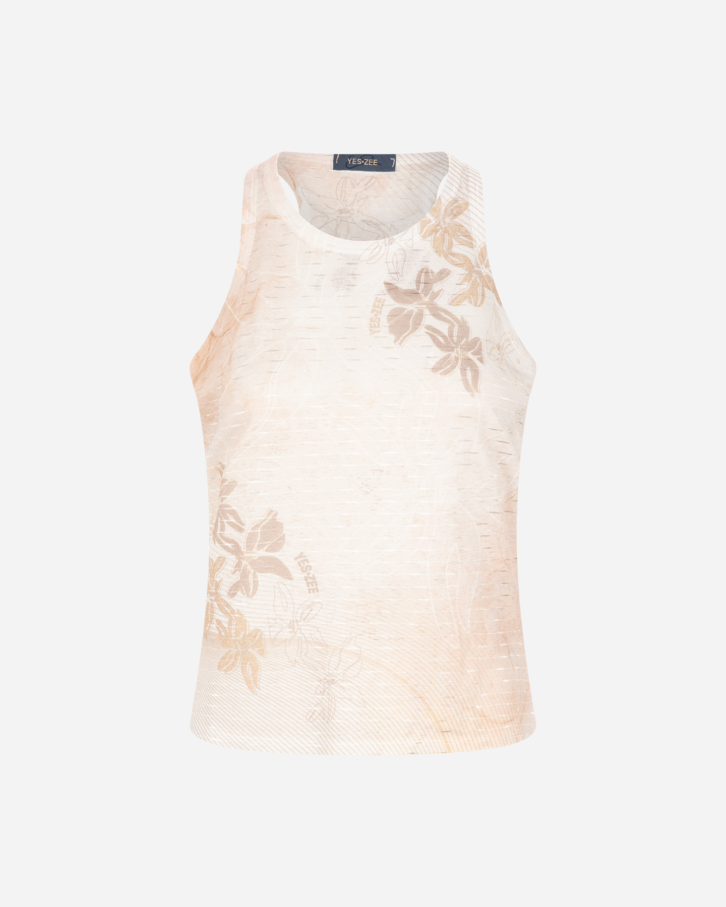 Canotta YES ZEE FLOWER W - Beige - 0 | Cisalfa Sport