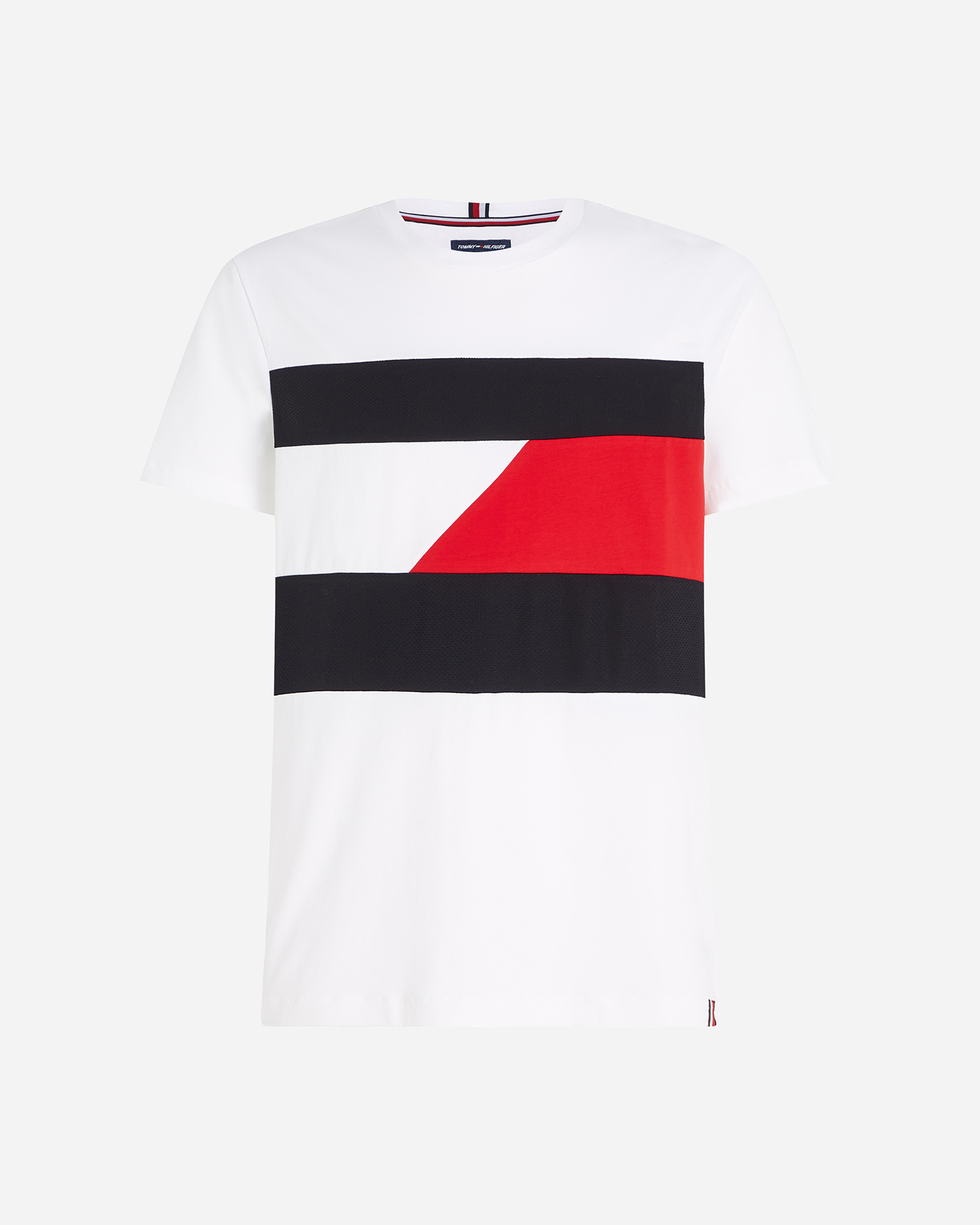 T-shirt TOMMY HILFIGER FLAG COLOR BLOCK M - 0 | Cisalfa Sport
