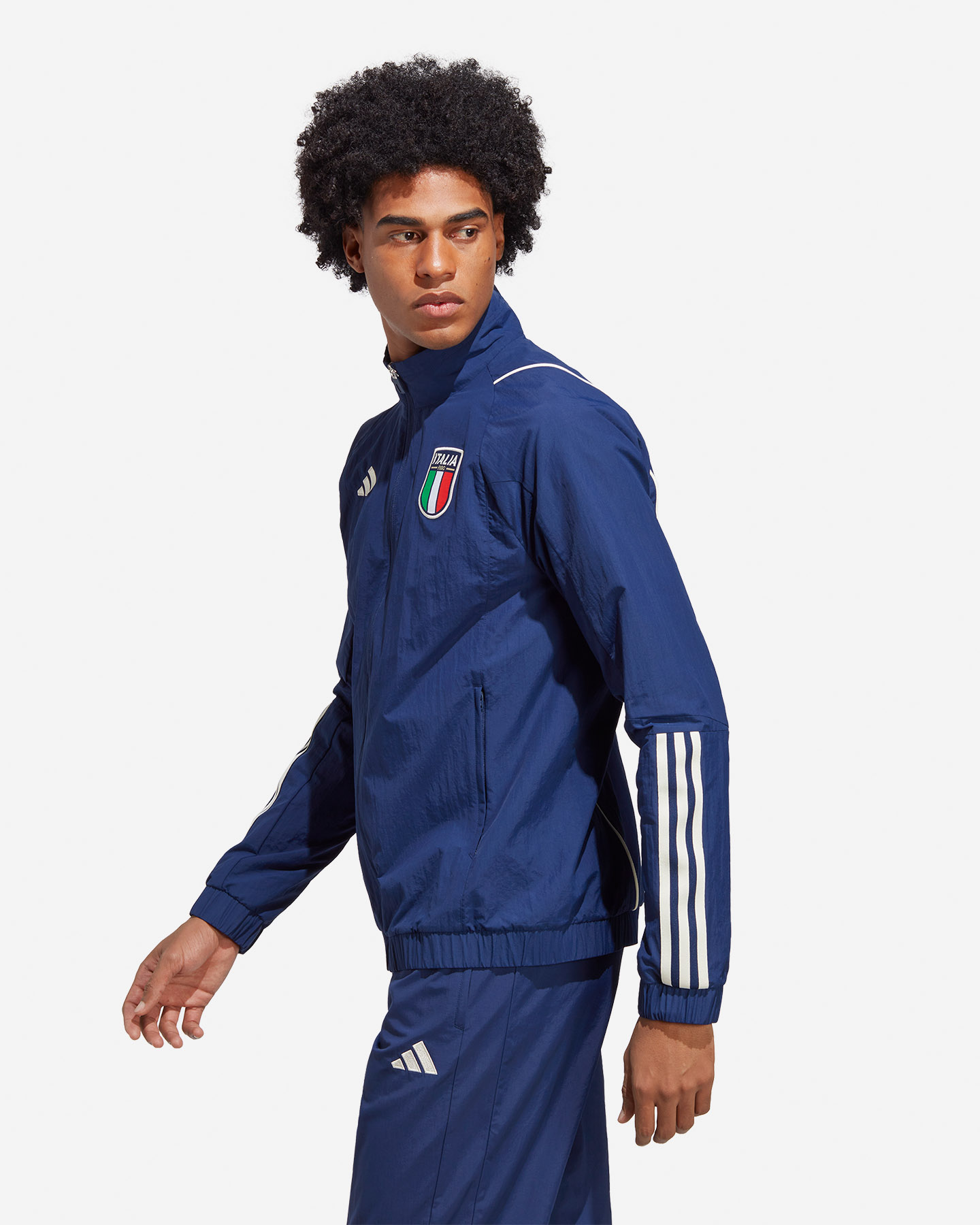 Abbigliamento calcio ufficiale ADIDAS ITALIA PREMATCH M - Blu - 2 | Cisalfa Sport