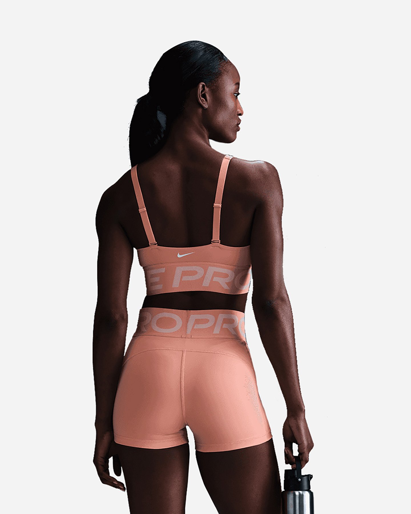 Bra training NIKE PRO INDY W - Arancione - 1 | Cisalfa Sport