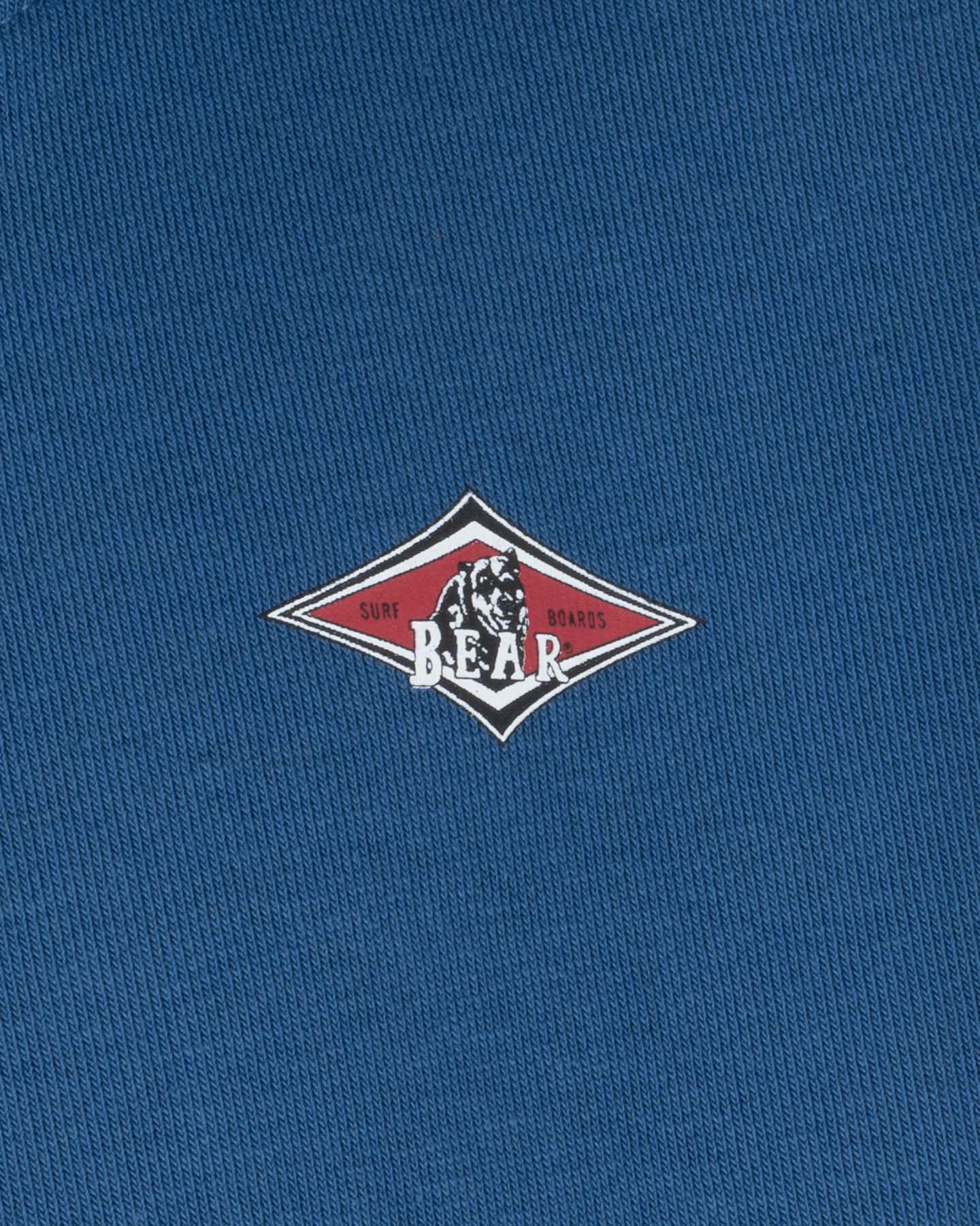 Felpa BEAR PRINTED JR - Blu - 2 | Cisalfa Sport