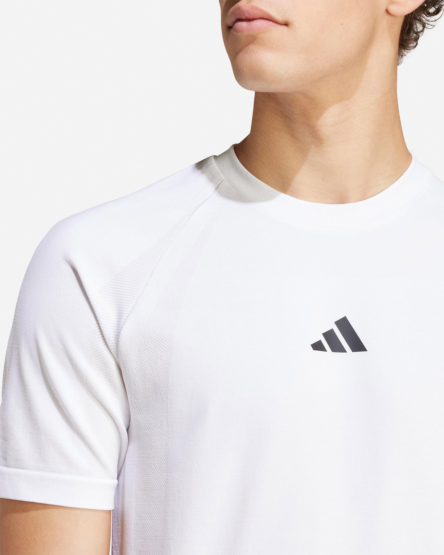 T-shirt tennis ADIDAS WIMBLEDON M - Bianco - 4 | Cisalfa Sport