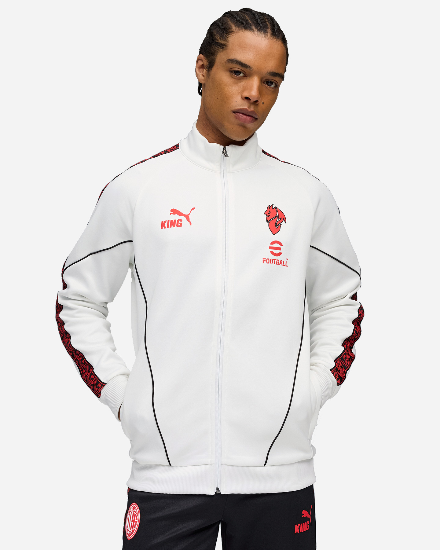 Abbigliamento calcio ufficiale PUMA MILAN KING PREMATCH 25-26 M - Color mix - 2 | Cisalfa Sport