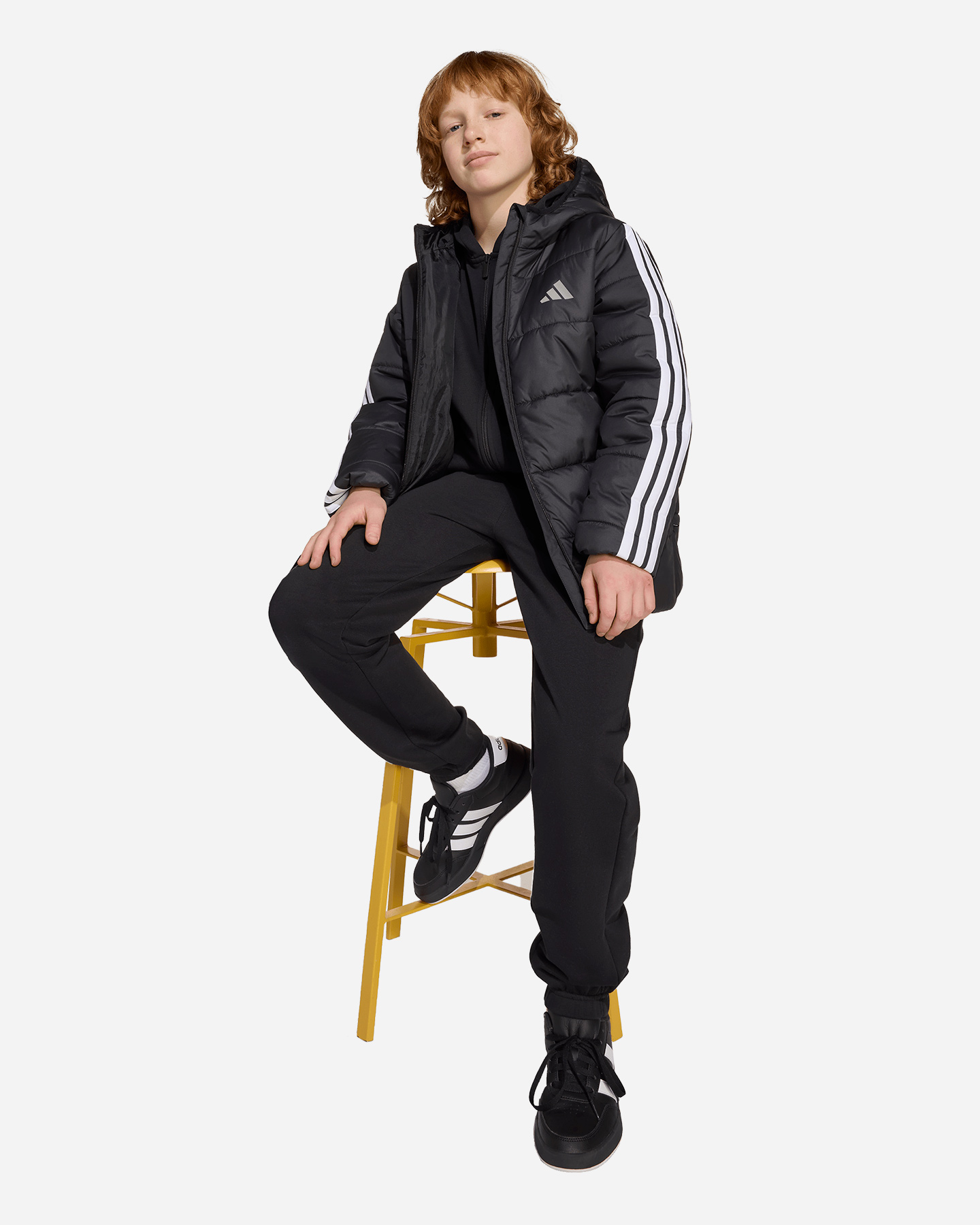 Giubbotto ADIDAS ESSENTIAL 3STRIPES JR - Nero - 2 | Cisalfa Sport