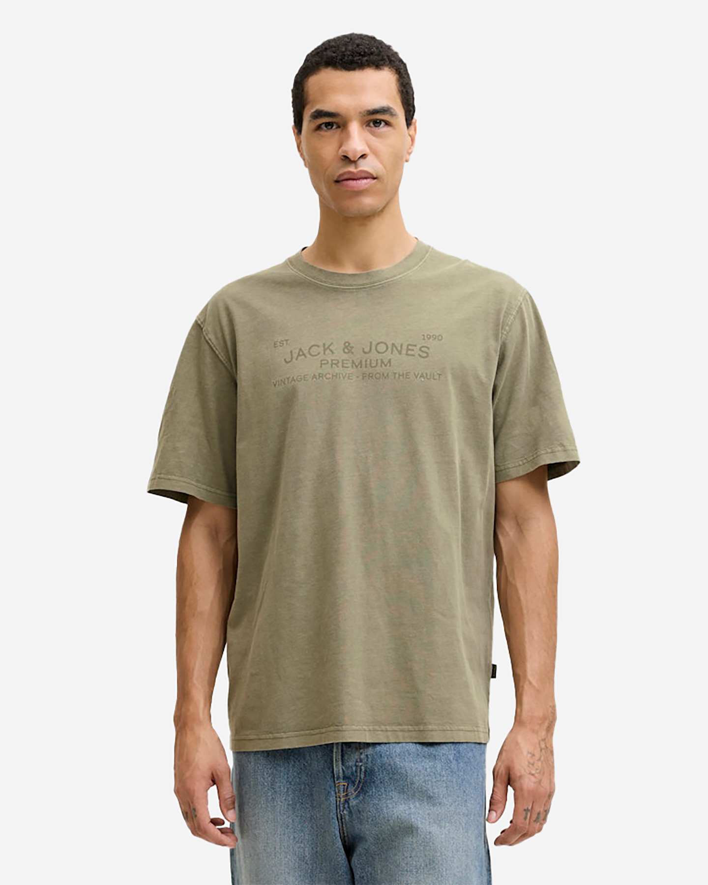 T-shirt JACK & JONES AIDEN M - Verde - 1 | Cisalfa Sport