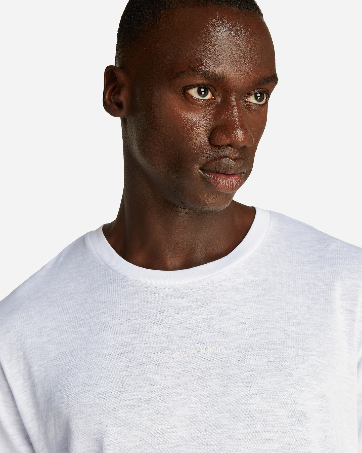 T-shirt CALVIN KLEIN JEANS SMALL LOGO M - Bianco - 4 | Cisalfa Sport