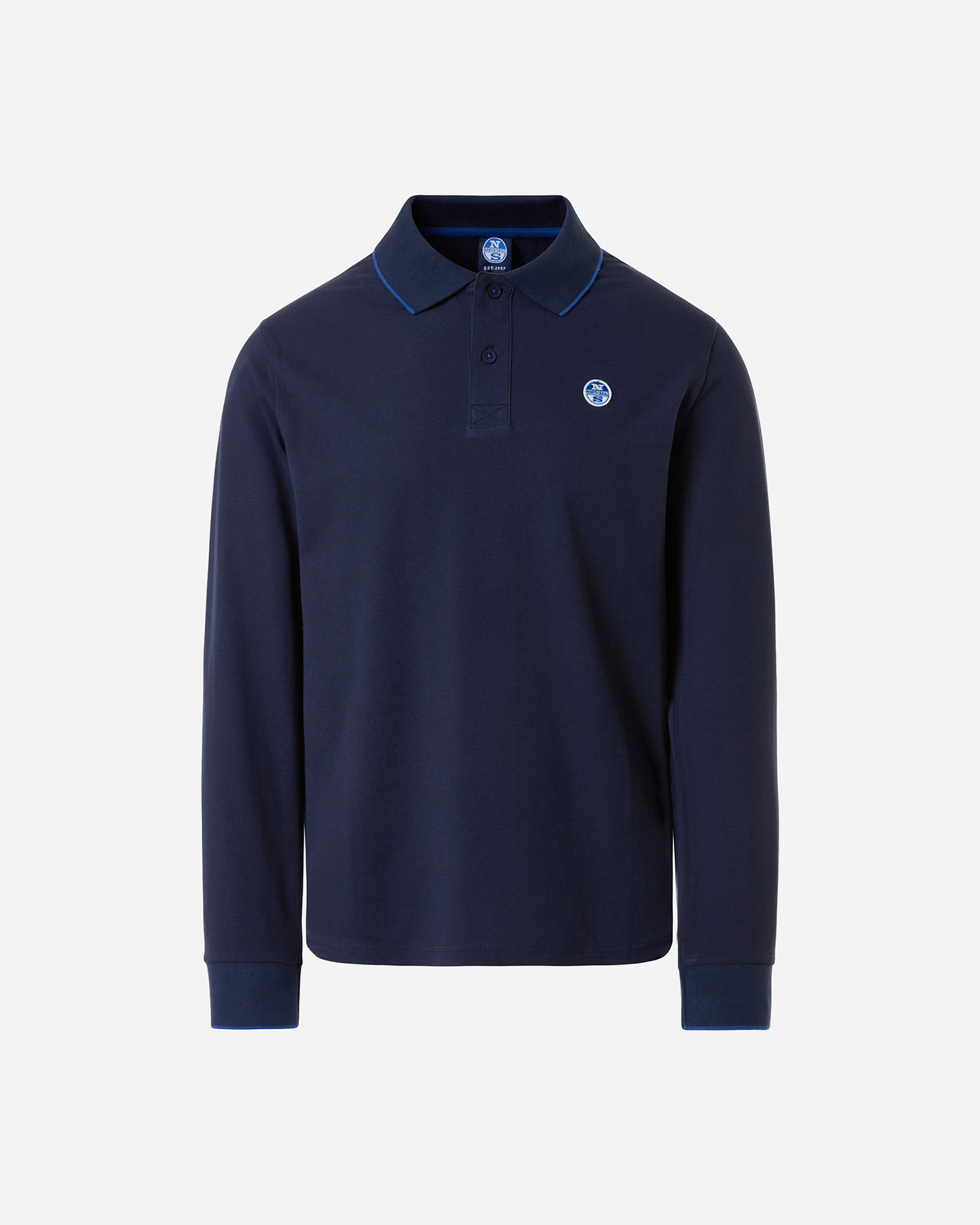 Polo NORTH SAILS PIQUET LOGO M - Blu - 0 | Cisalfa Sport