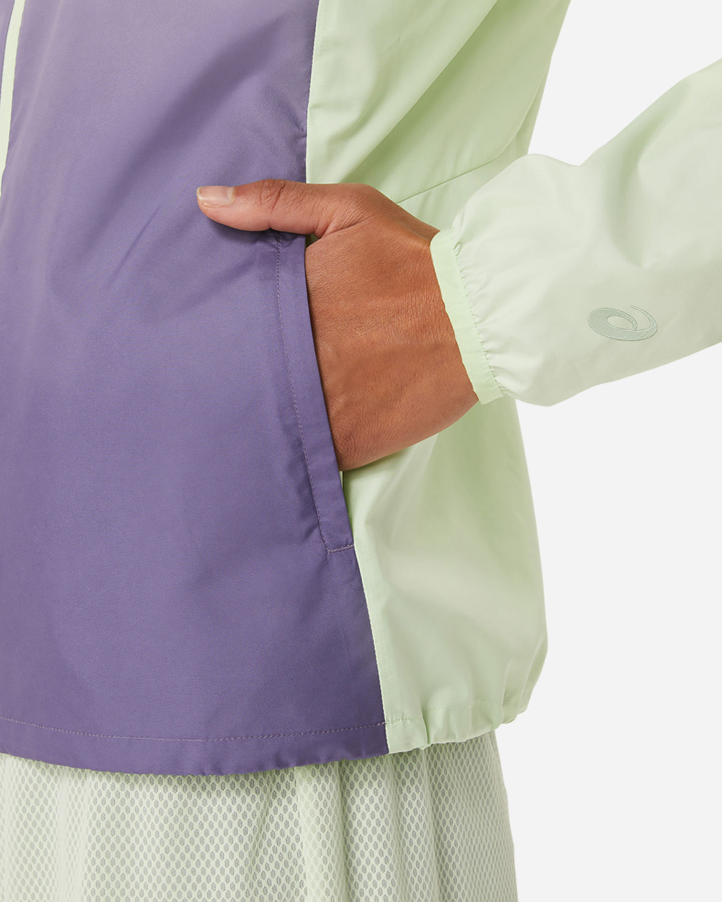 Giacca running ASICS LITE-SHOW W - Verde - 4 | Cisalfa Sport