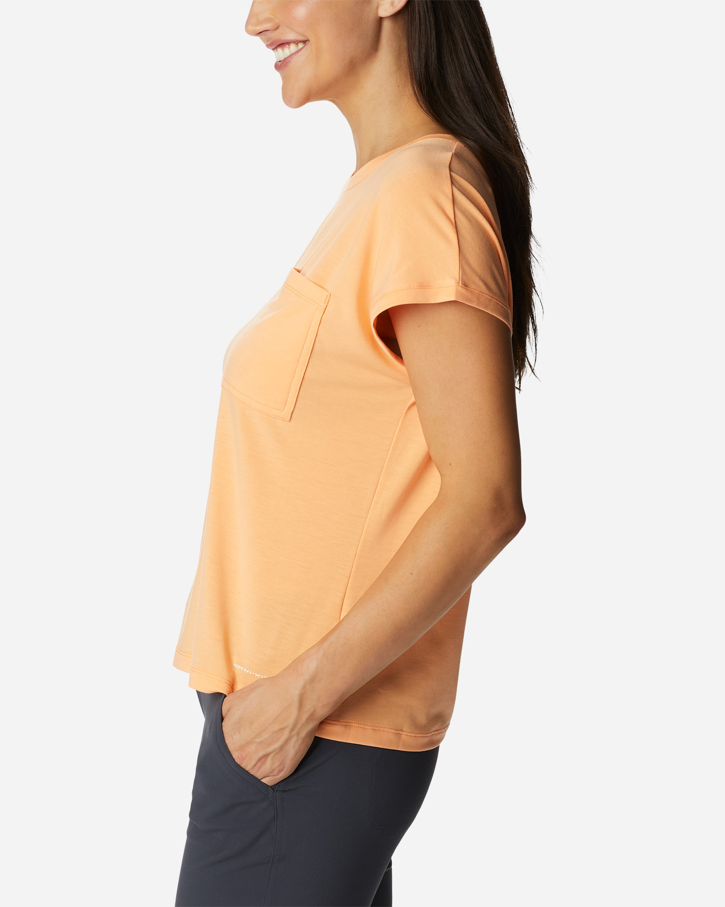 T-shirt COLUMBIA BOUNDLESS TREK W - Arancione - 1 | Cisalfa Sport