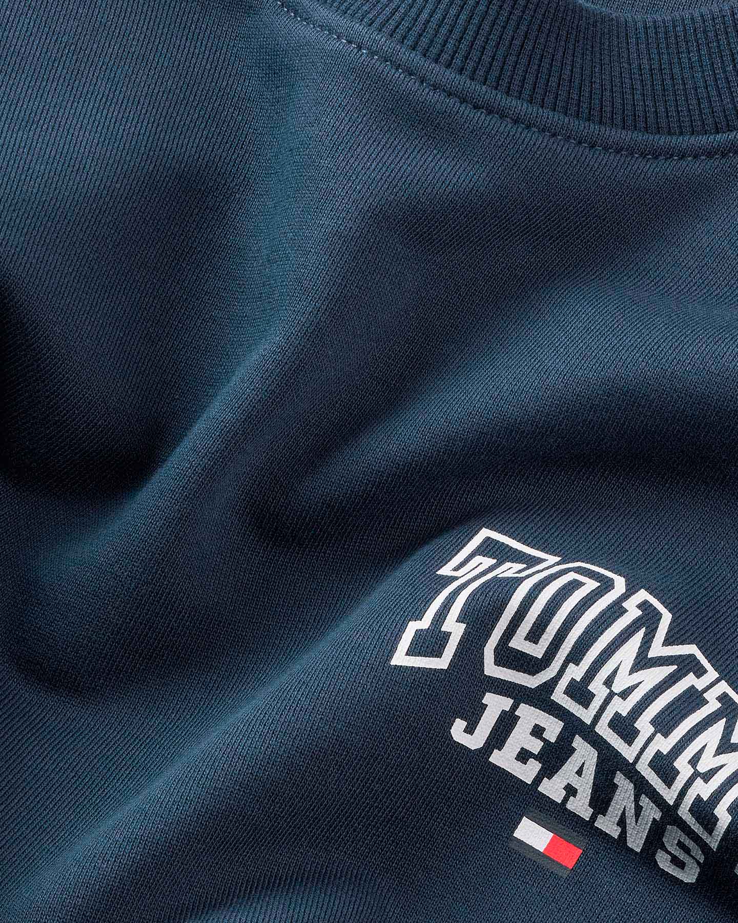 Felpa TOMMY HILFIGER SMALL LOGO M - Blu - 2 | Cisalfa Sport