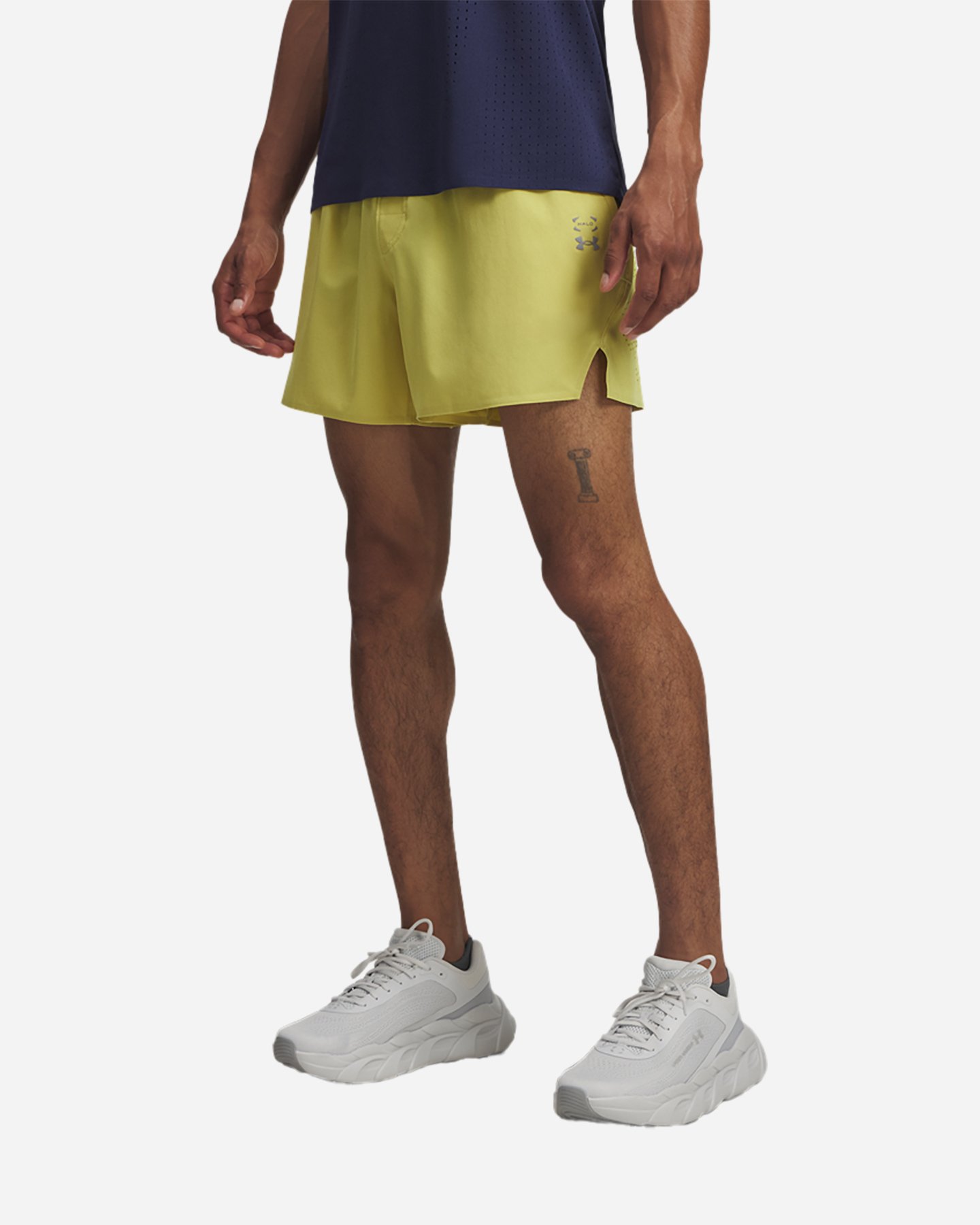 Pantalone training UNDER ARMOUR HALO TRAIN M - Giallo - 2 | Cisalfa Sport