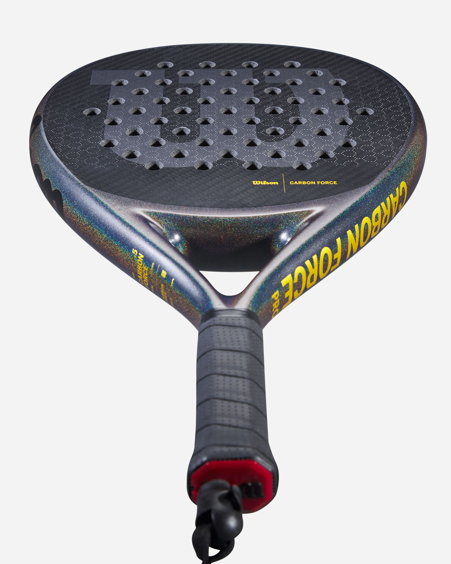 Racchetta padel performance WILSON CARBON FORCE PRO PADEL  - Grigio - 3 | Cisalfa Sport