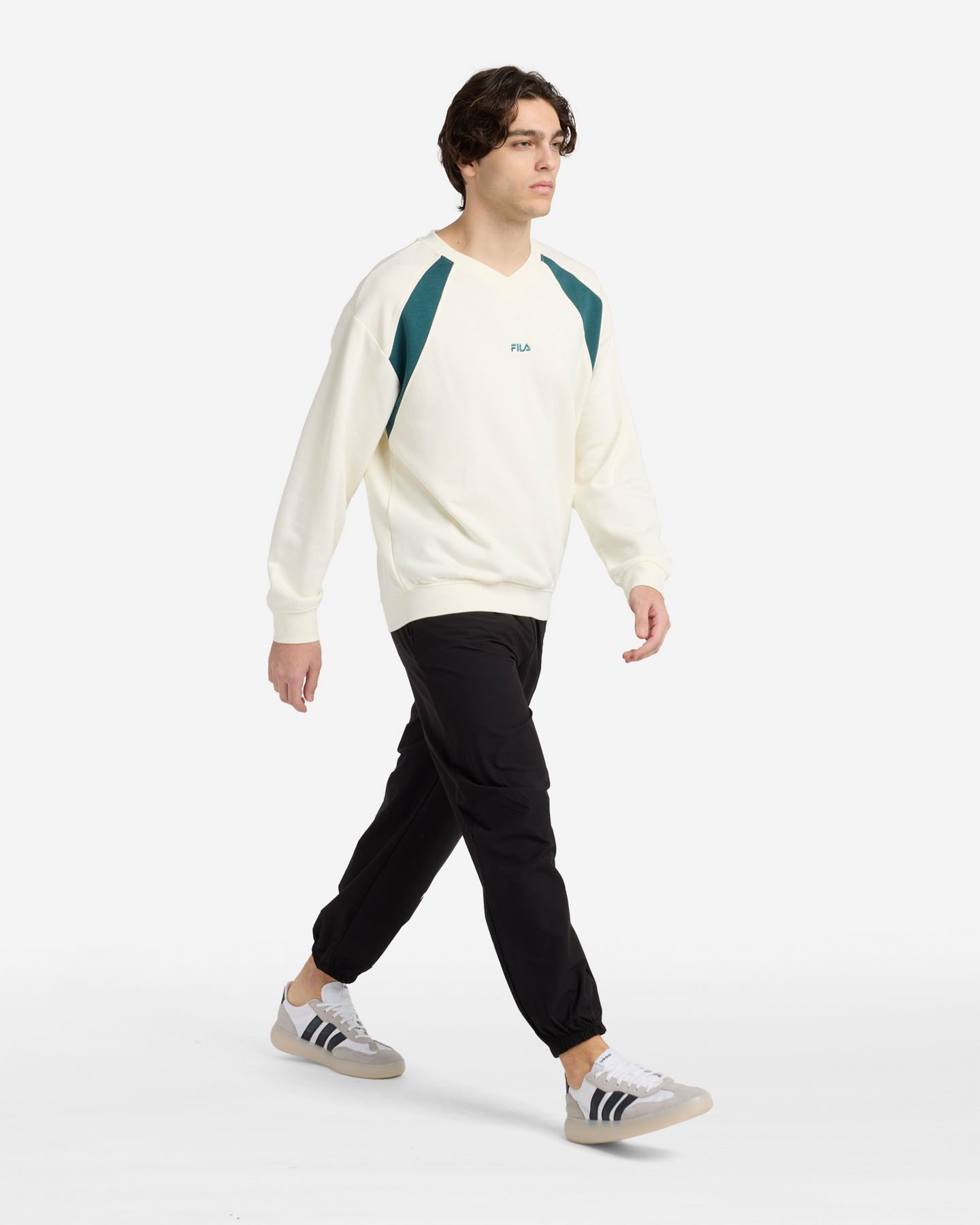 Felpa FILA ATHLETIC DYNAMISM M - Bianco - 2 | Cisalfa Sport