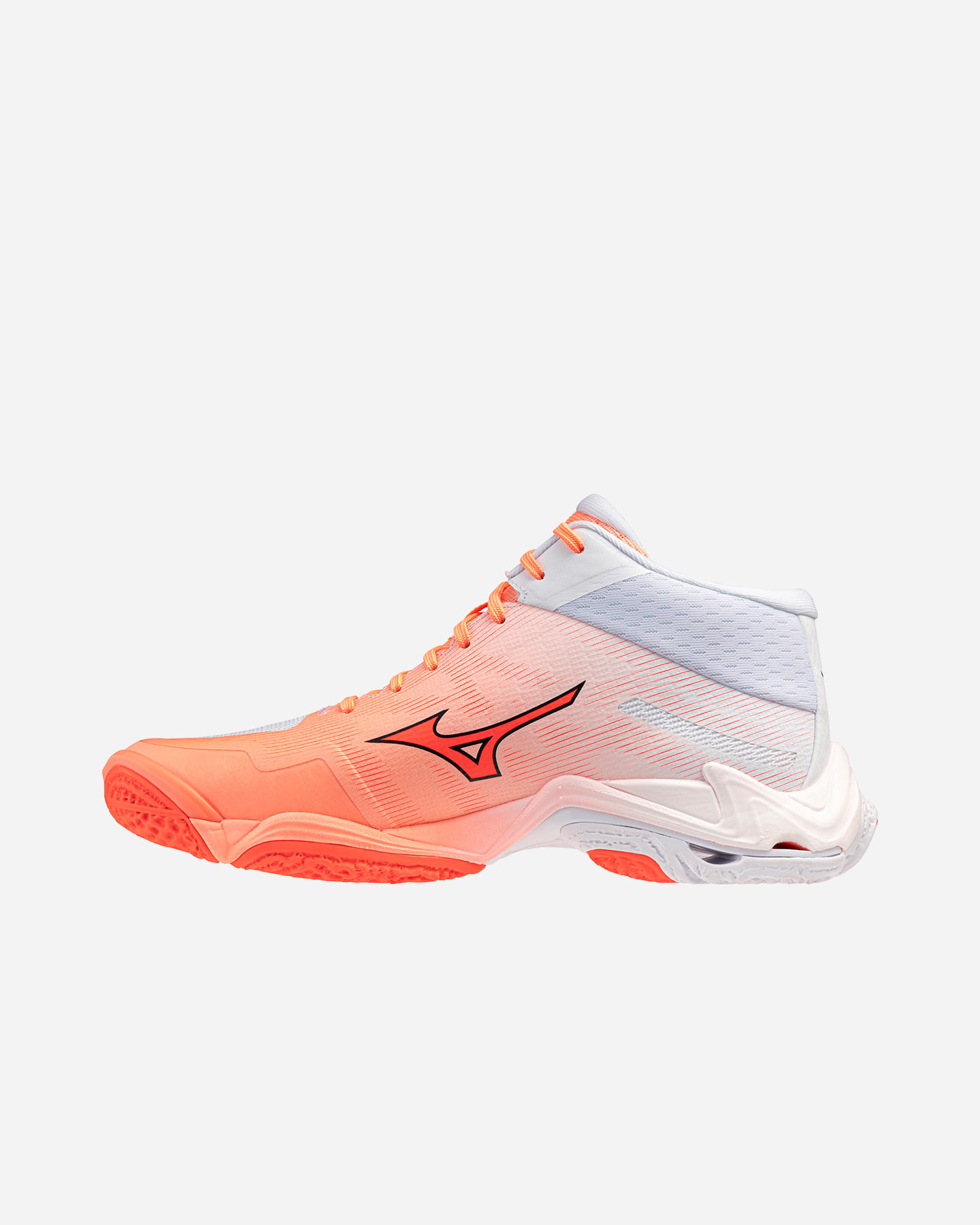 Scarpe volley MIZUNO WAVE LIGHTNING ELITE MID W - Arancione - 4 | Cisalfa Sport