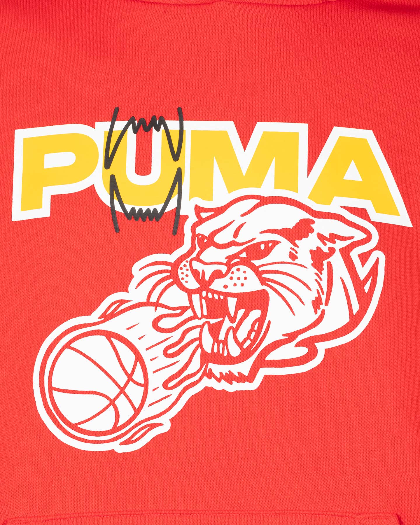 Felpa PUMA WINNING SHOT GFX M - Rosso - 2 | Cisalfa Sport