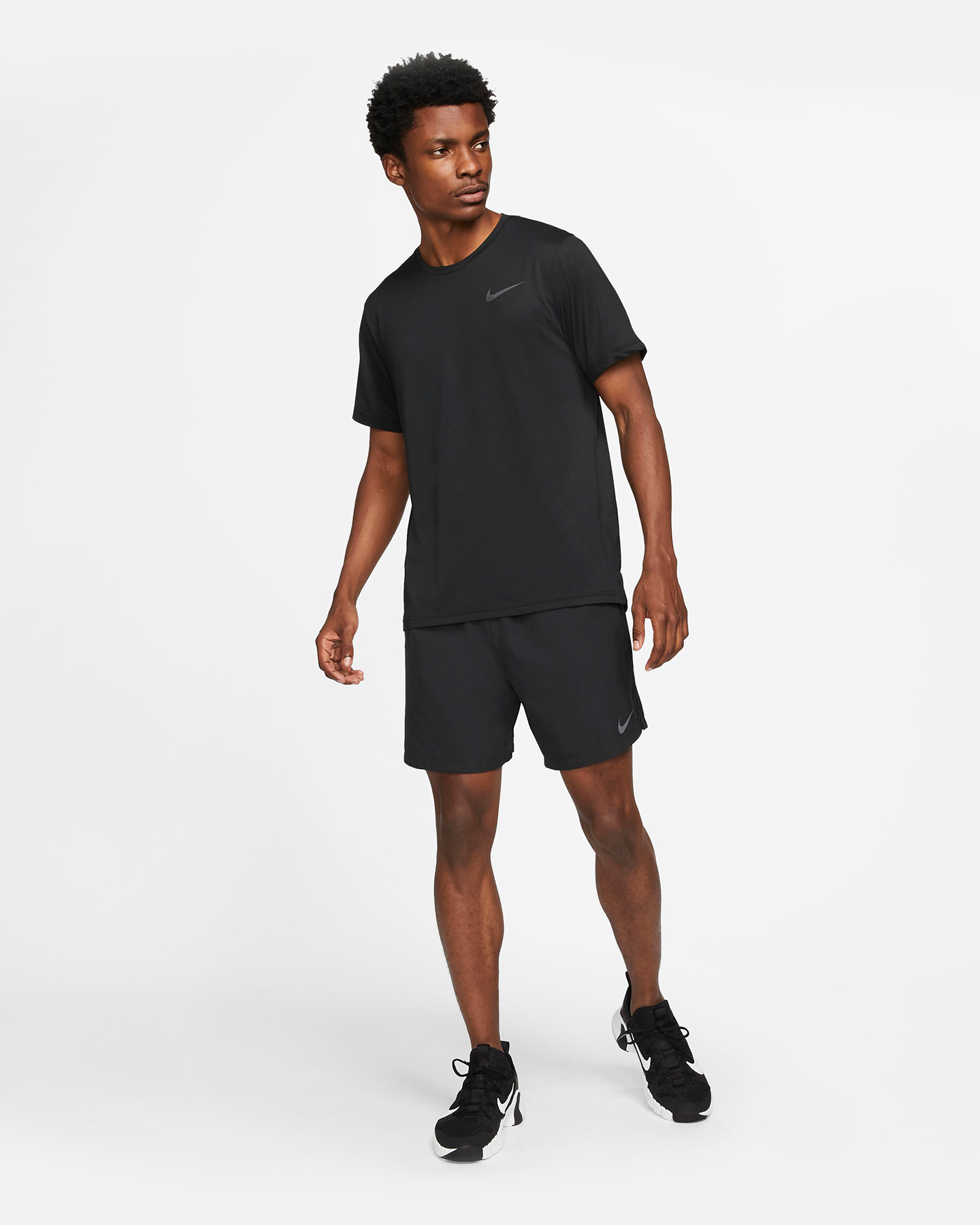 T-shirt training NIKE SS DRY M - Nero - 3 | Cisalfa Sport