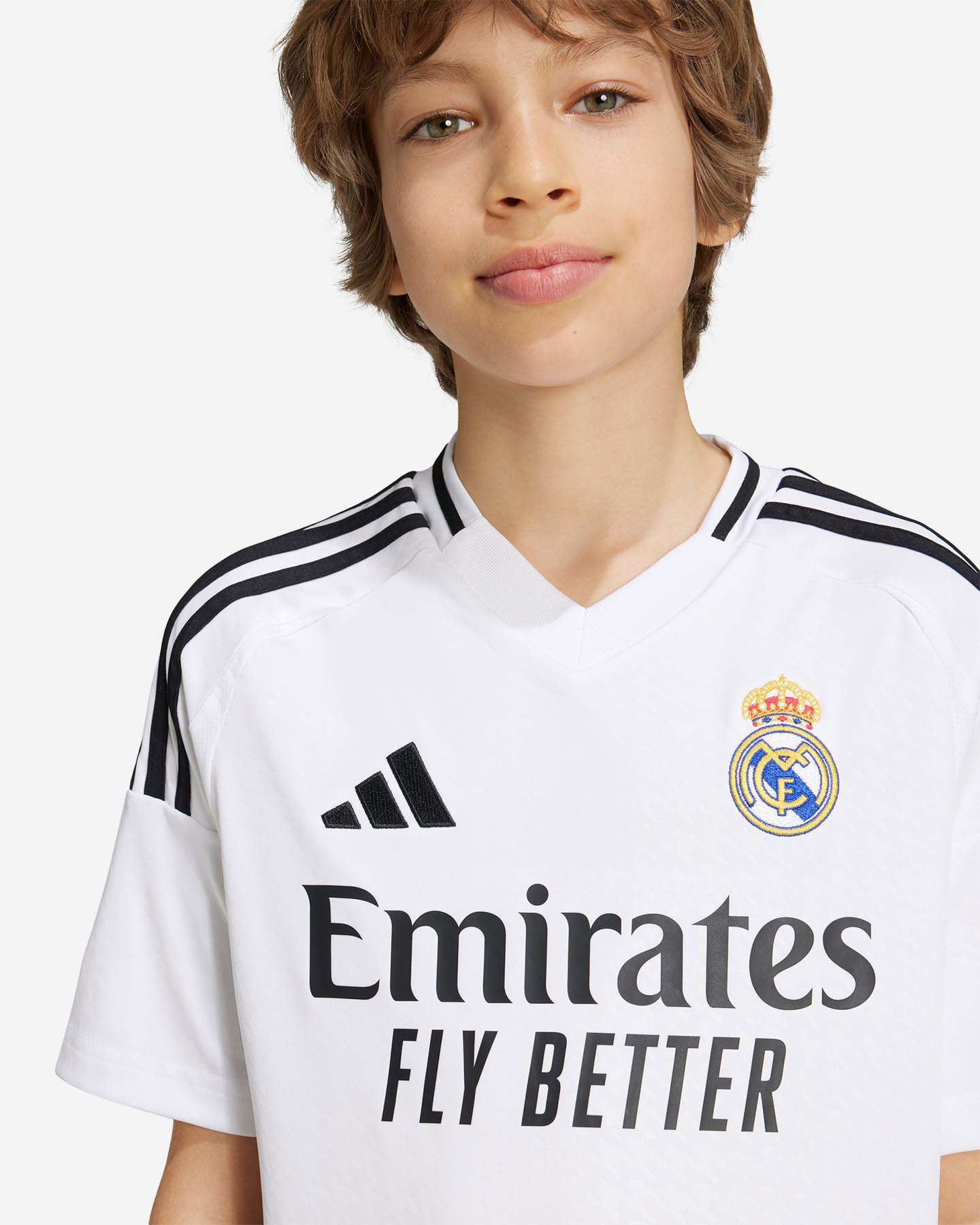 Maglia calcio ufficiale ADIDAS REAL MADRID HOME 24-25 JR - Bianco - 5 | Cisalfa Sport