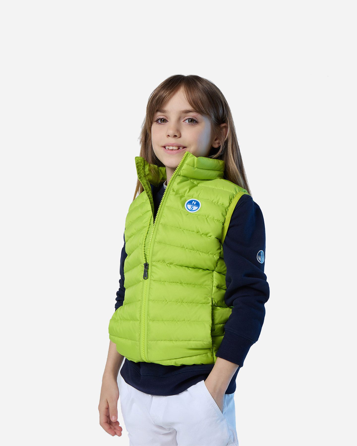 Gilet NORTH SAILS MICRO RIPSTOP JR - Giallo - 2 | Cisalfa Sport