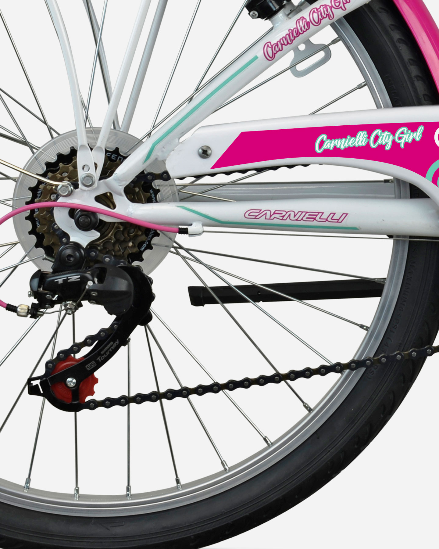 Bici junior CARNIELLI BIKE 24" CITYGIRL JR - Bianco - 1 | Cisalfa Sport