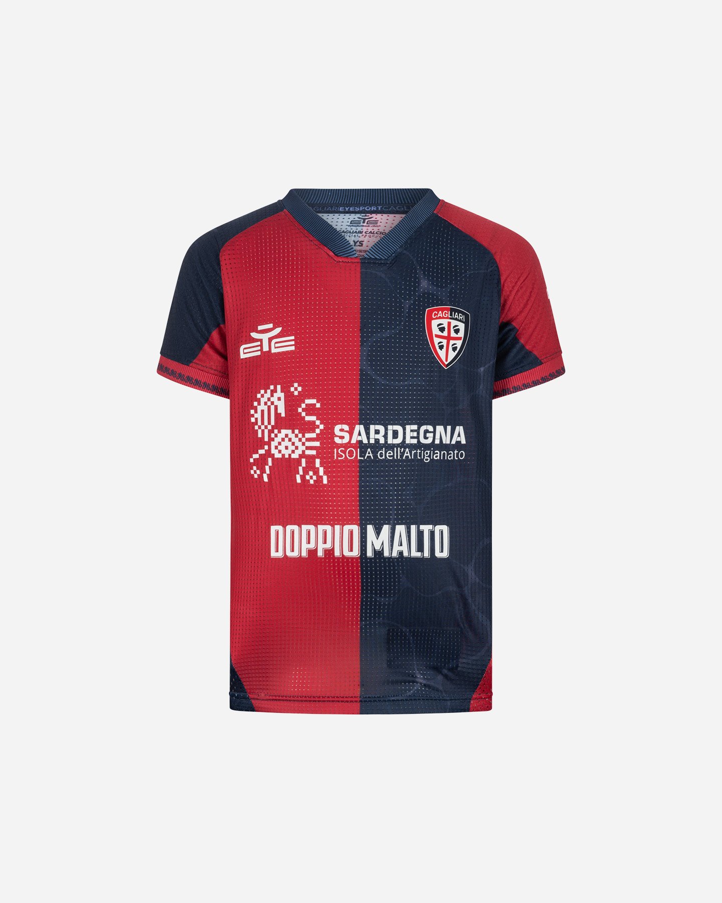Maglia calcio ufficiale EYE CAGLIARI HOME 25-26 JR - Color mix - 1 | Cisalfa Sport