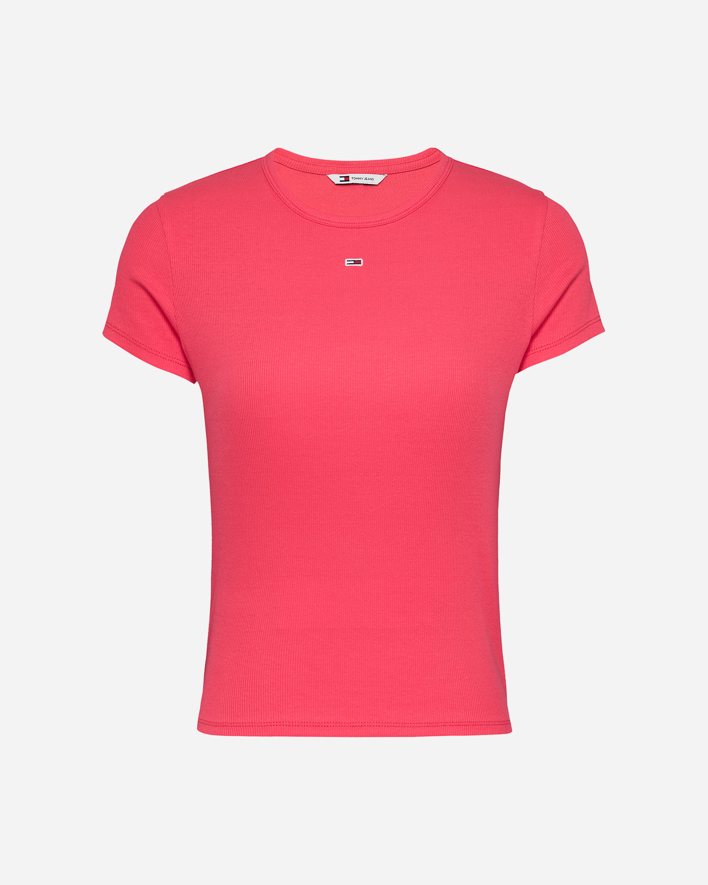 T-shirt TOMMY HILFIGER SLIM LOGO FLAG W - Rosa - 0 | Cisalfa Sport