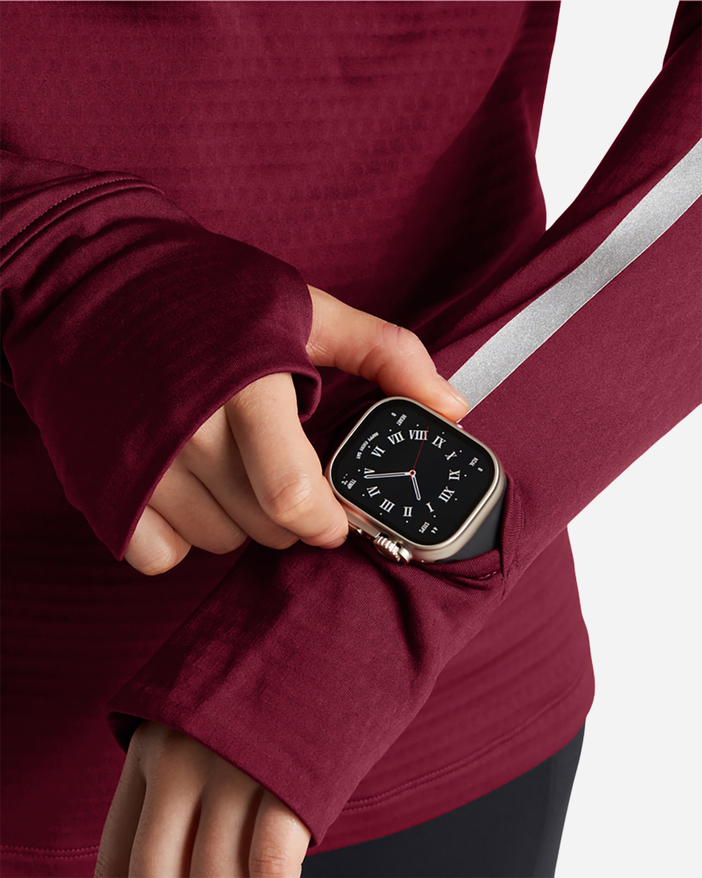 Maglia running UNDER ARMOUR LAUNCH COLD WEATHER BALACLAVA W - Rosso - 2 | Cisalfa Sport