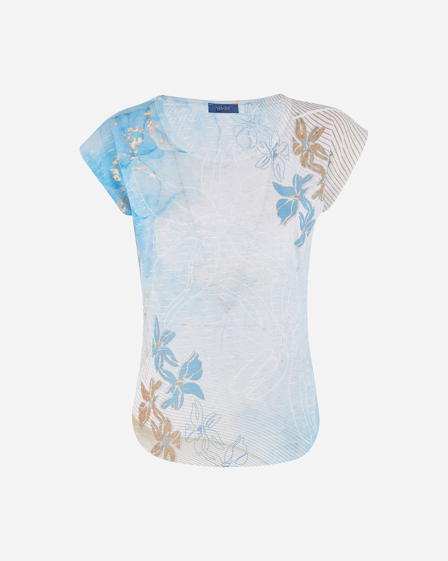 T-shirt YES ZEE SUBLIMATIC W - Azzurro - 0 | Cisalfa Sport
