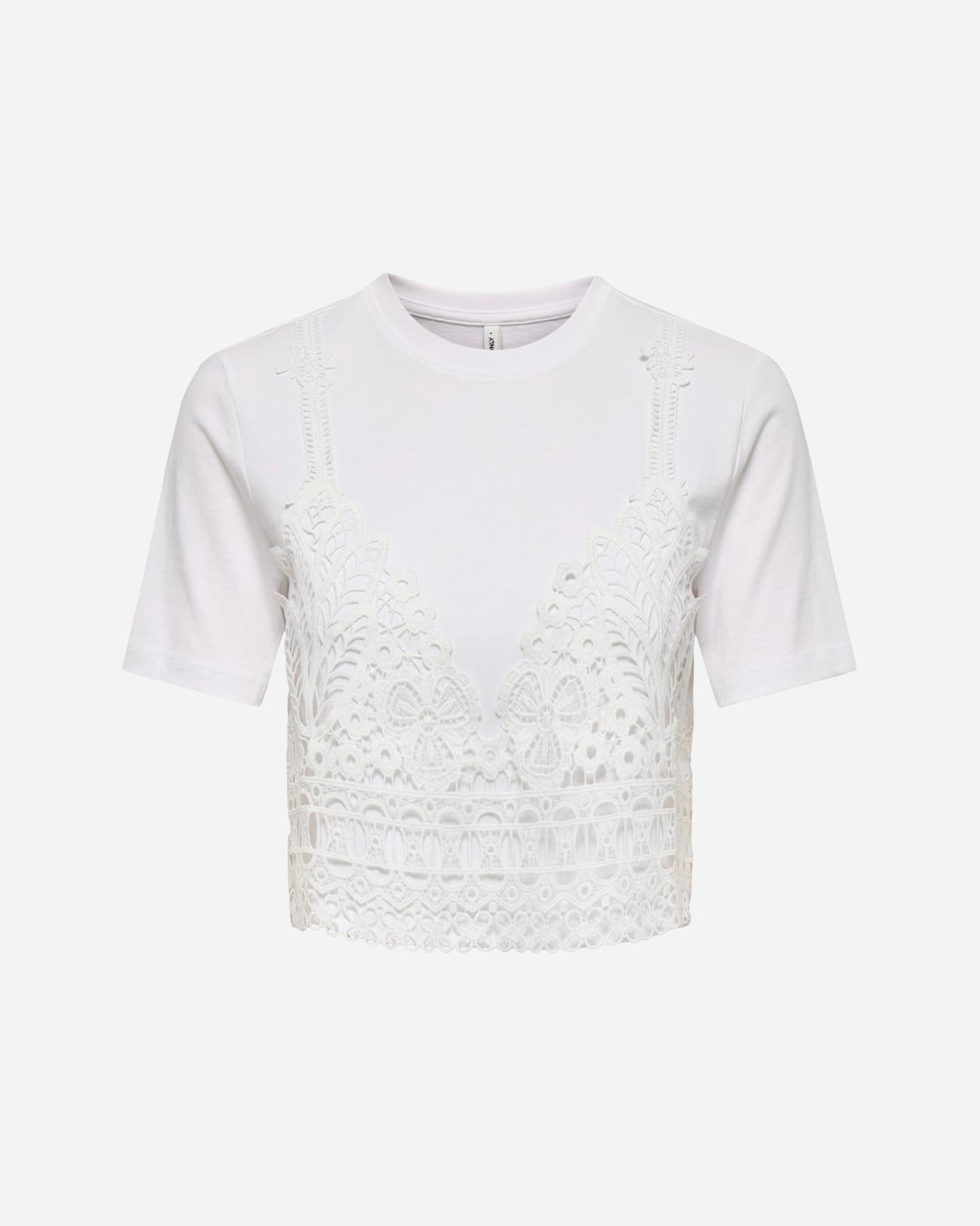 Betsy Crop W - T-shirt - Donna - Bianco