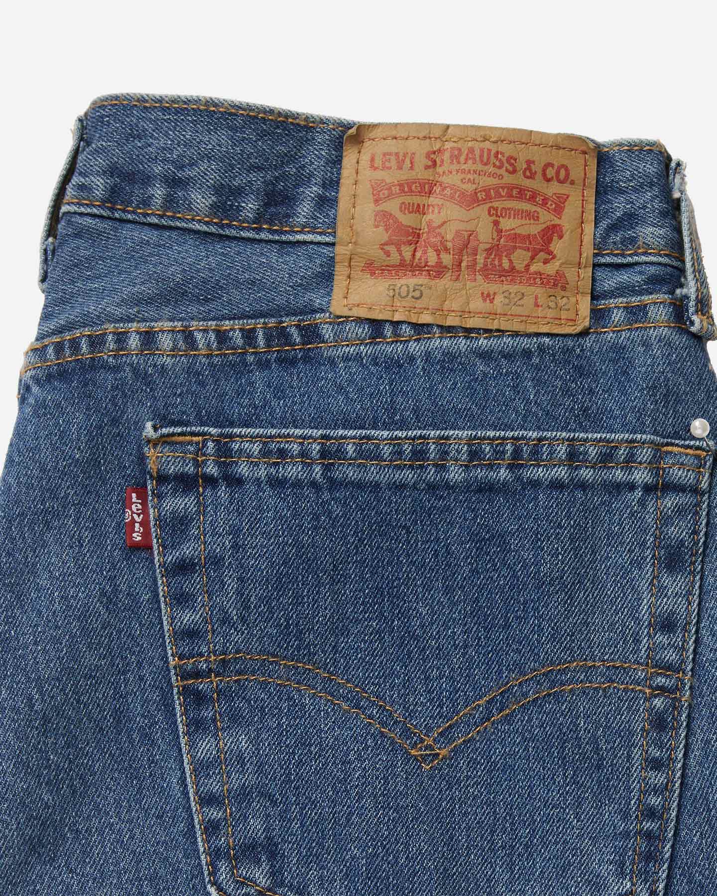 Jeans LEVI'S 505 REG FIT L32 M - Denim - 4 | Cisalfa Sport