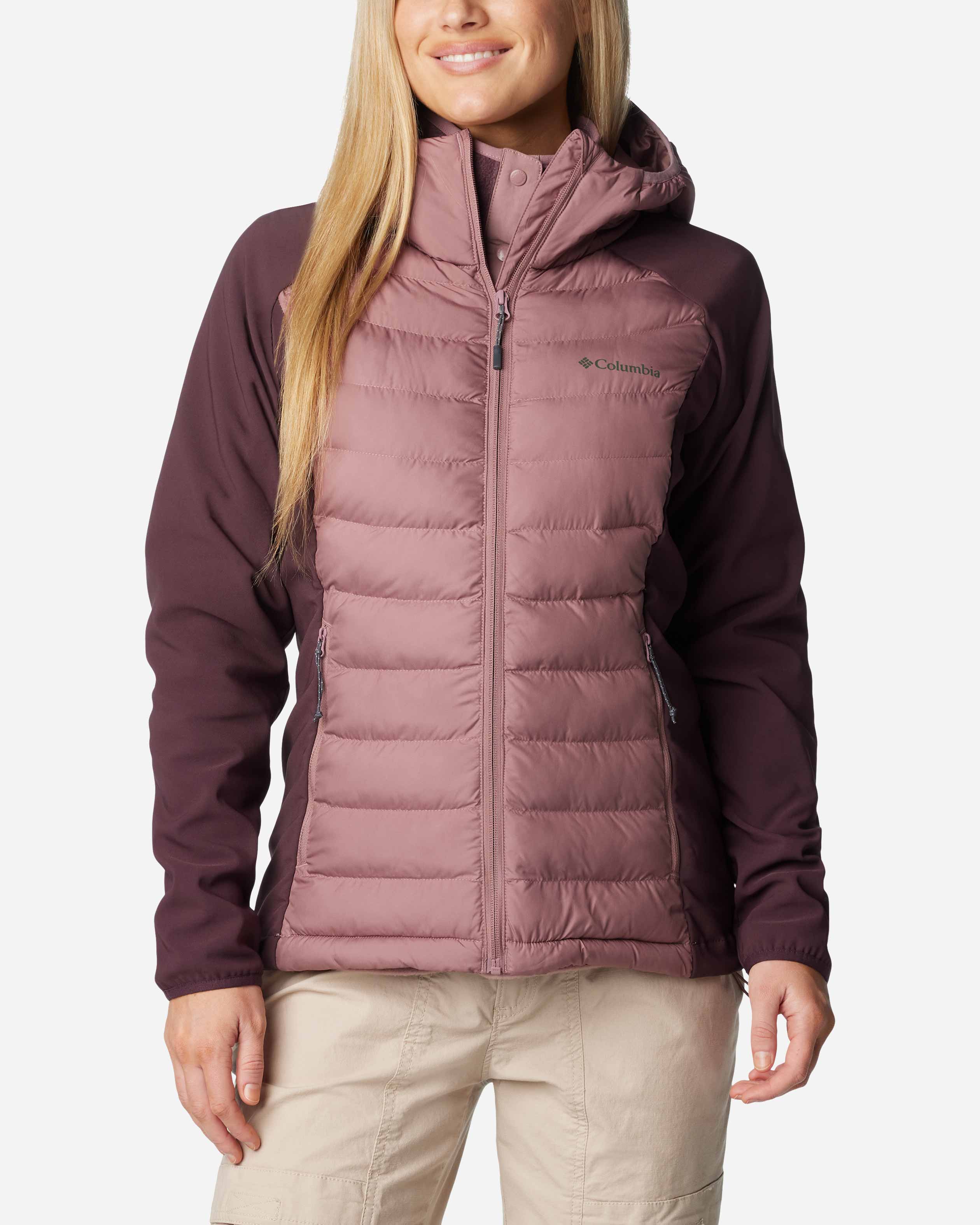 Giacca outdoor COLUMBIA POWDER LITE W - Viola - 2 | Cisalfa Sport