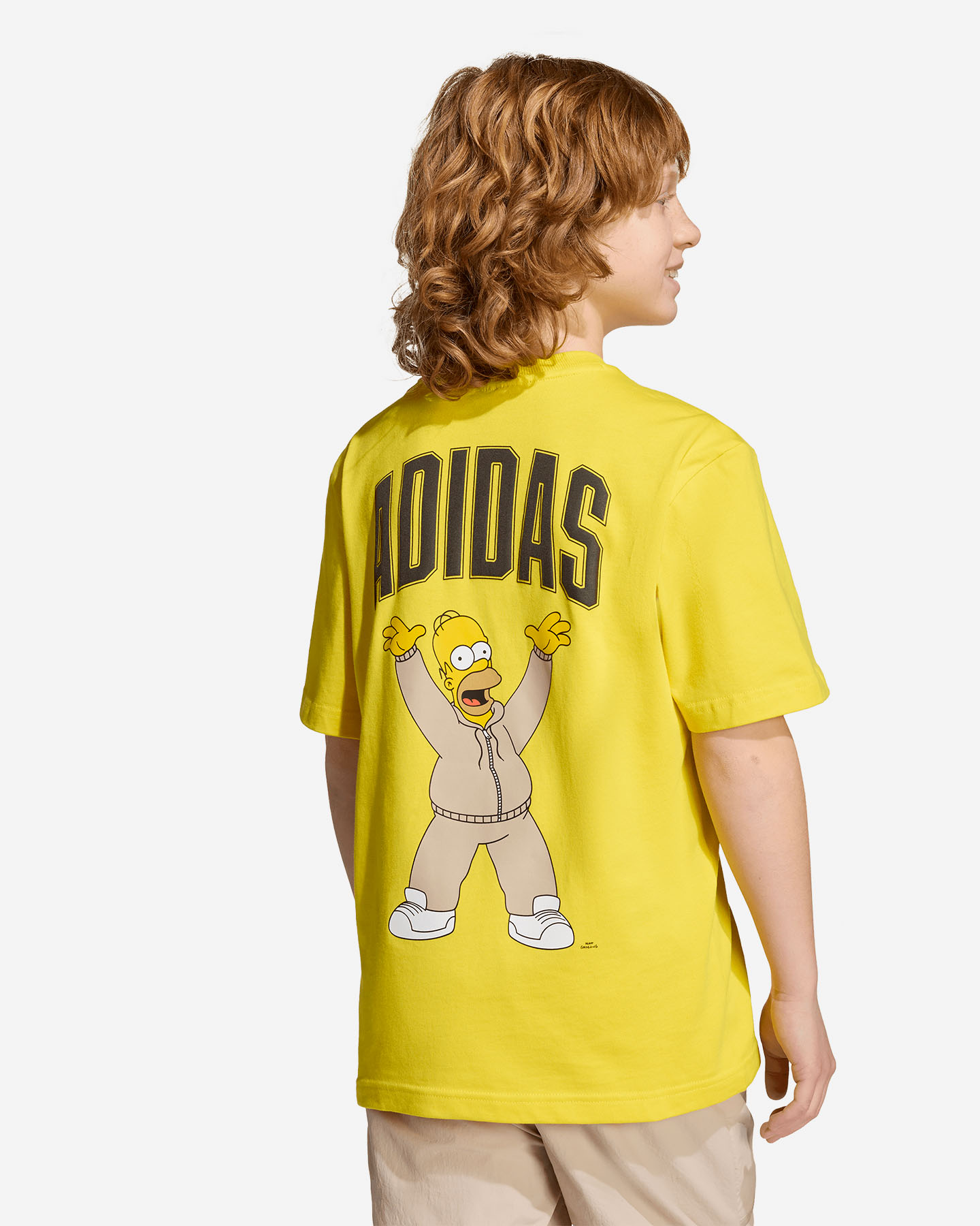 T-shirt ADIDAS SIMPSONS JR - Giallo - 2 | Cisalfa Sport