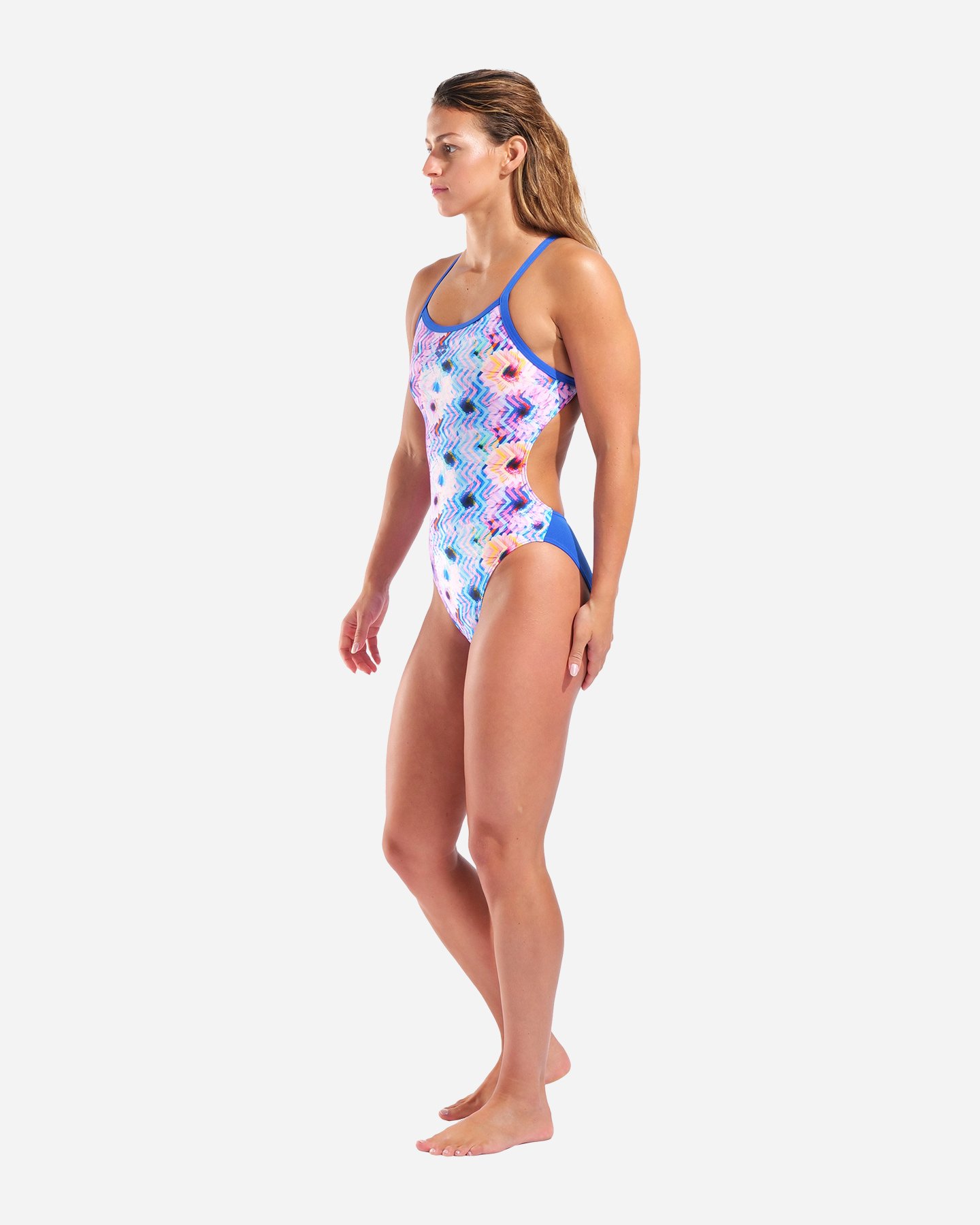 Costume piscina ARENA BLURRED W - Color mix - 2 | Cisalfa Sport