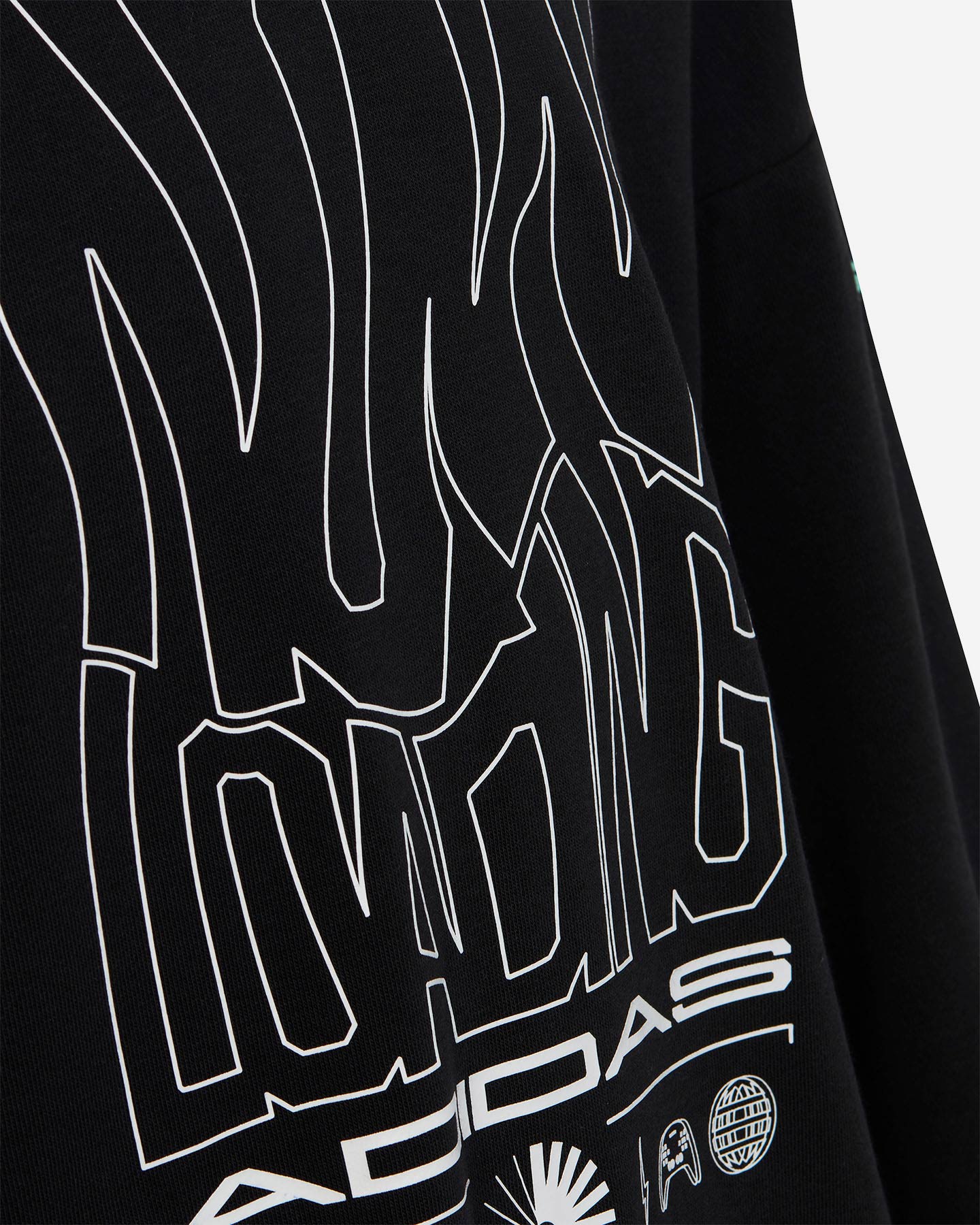 Felpa ADIDAS ARKADE JR - Nero - 2 | Cisalfa Sport