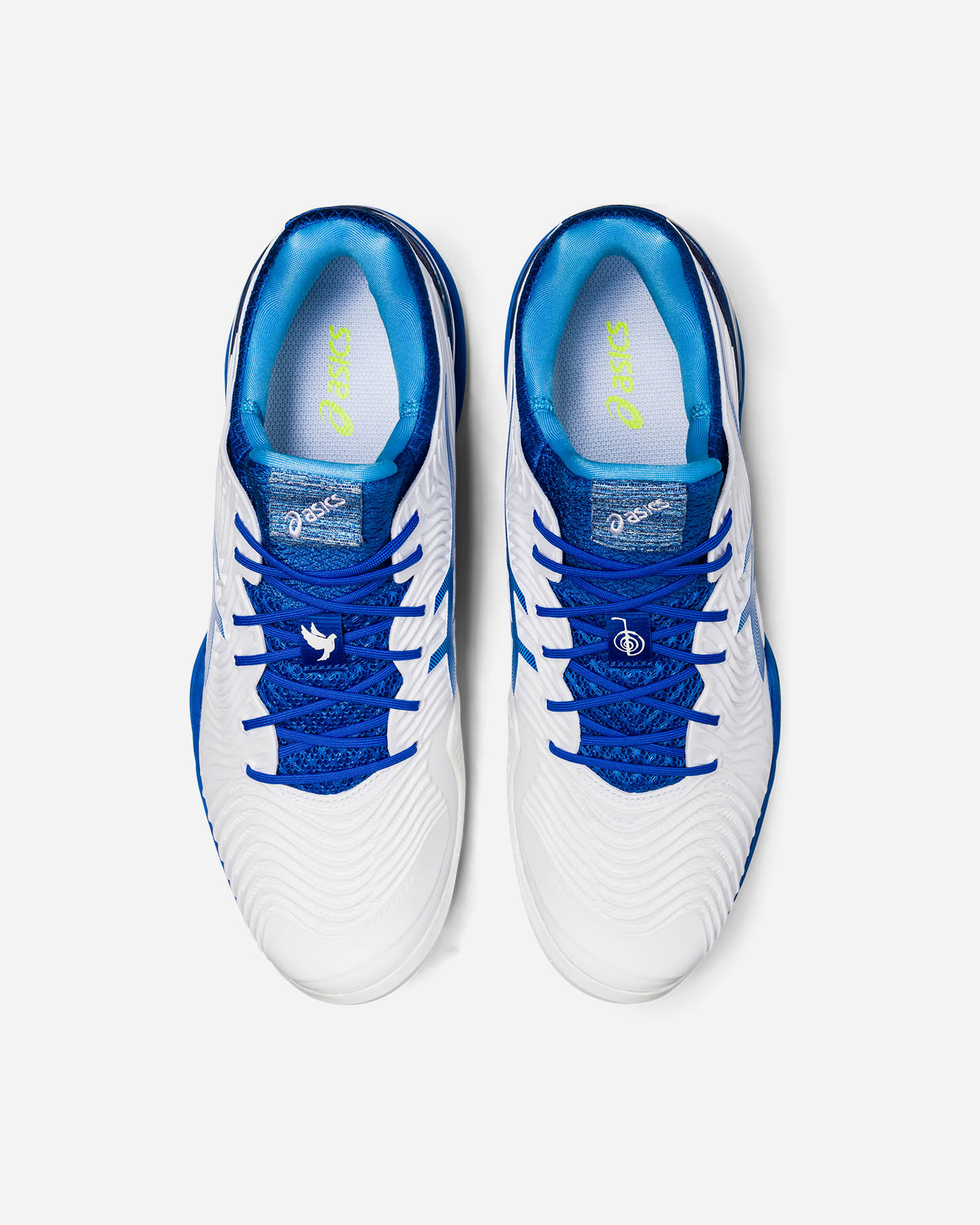 Scarpe tennis ASICS COURT FF NOVAK CLAY M - Bianco - 4 | Cisalfa Sport