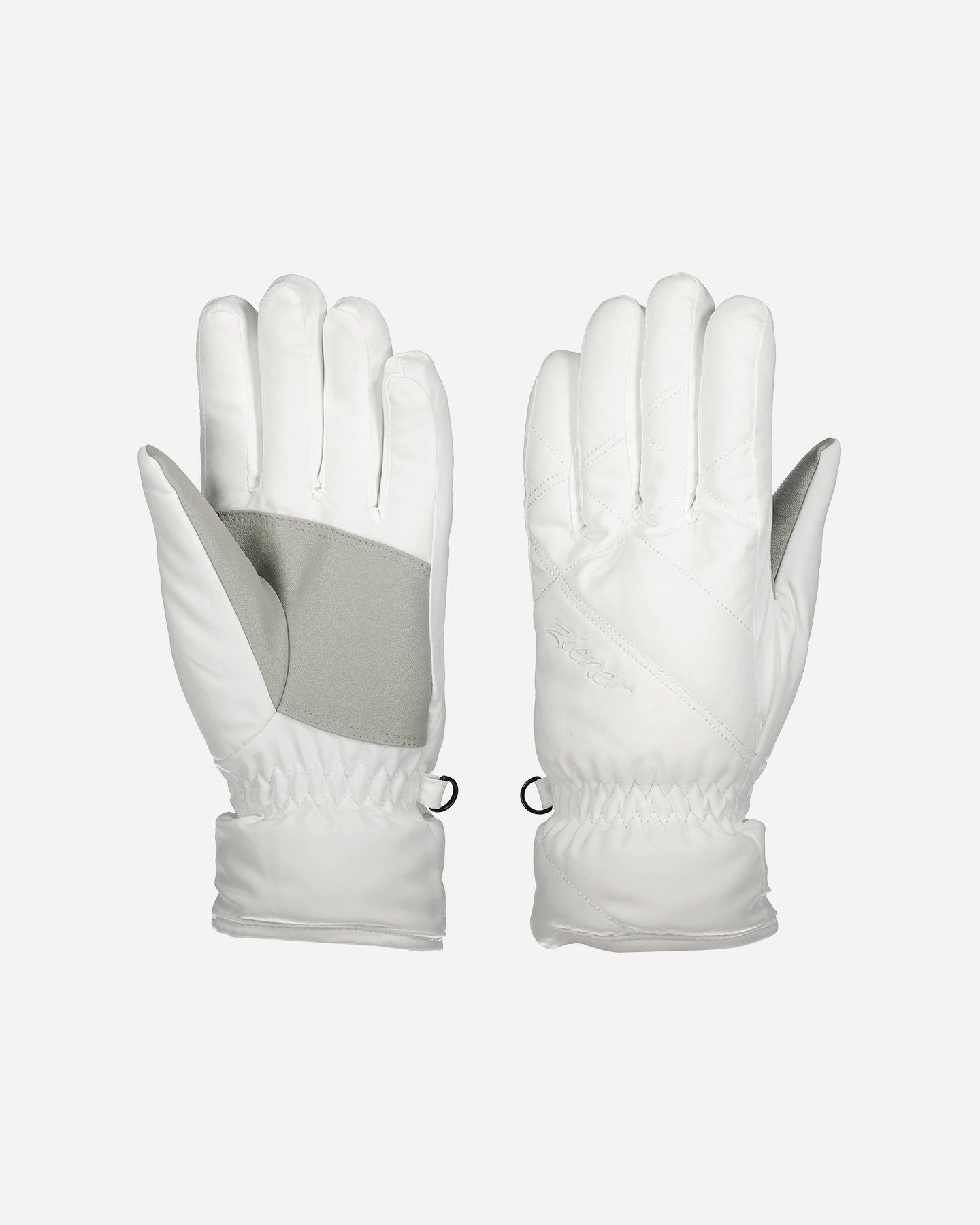Guanti sci ZIENER BASIC W - Bianco - 0 | Cisalfa Sport