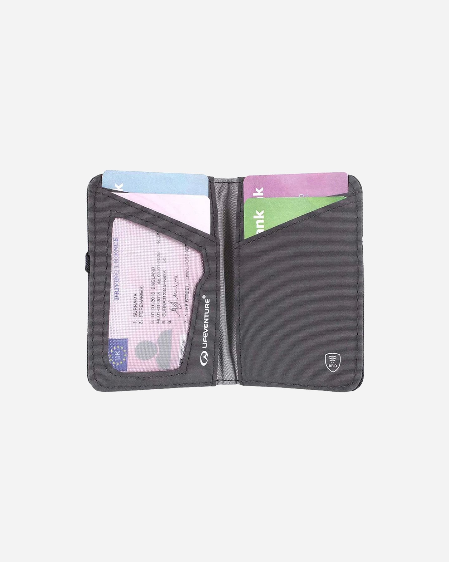 Portafoglio LIFEVENTURE RFID CARD WALLET RECYCLED  - Blu - 1 | Cisalfa Sport