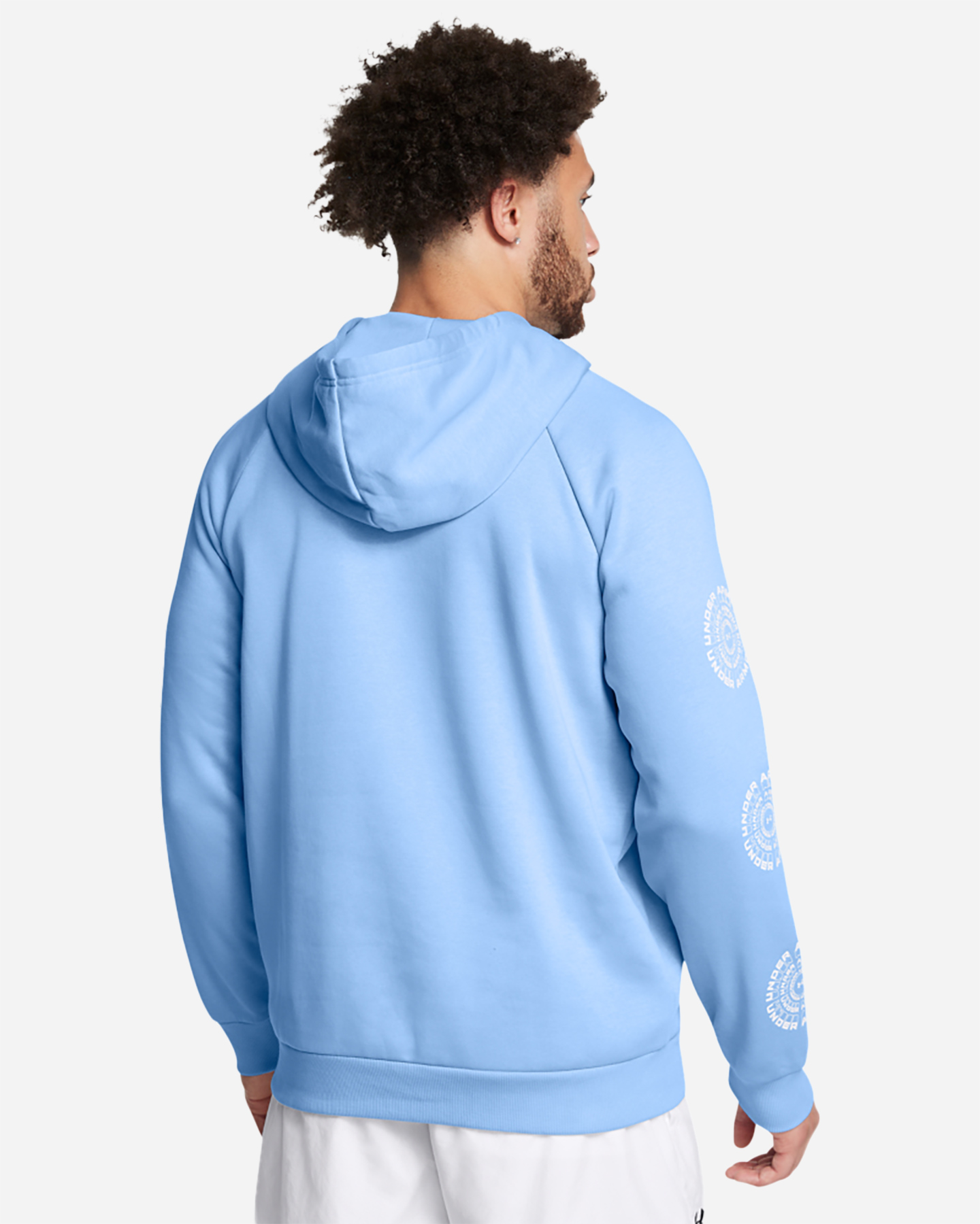 Felpa UNDER ARMOUR RIVAL LOGO ROUND M - Azzurro - 1 | Cisalfa Sport