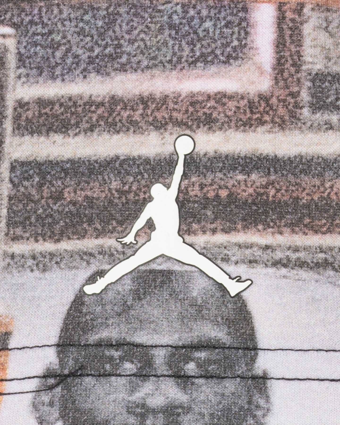 T-shirt NIKE JORDAN ALL OVER PRINTED TELEVISION JR - Nero - 2 | Cisalfa Sport