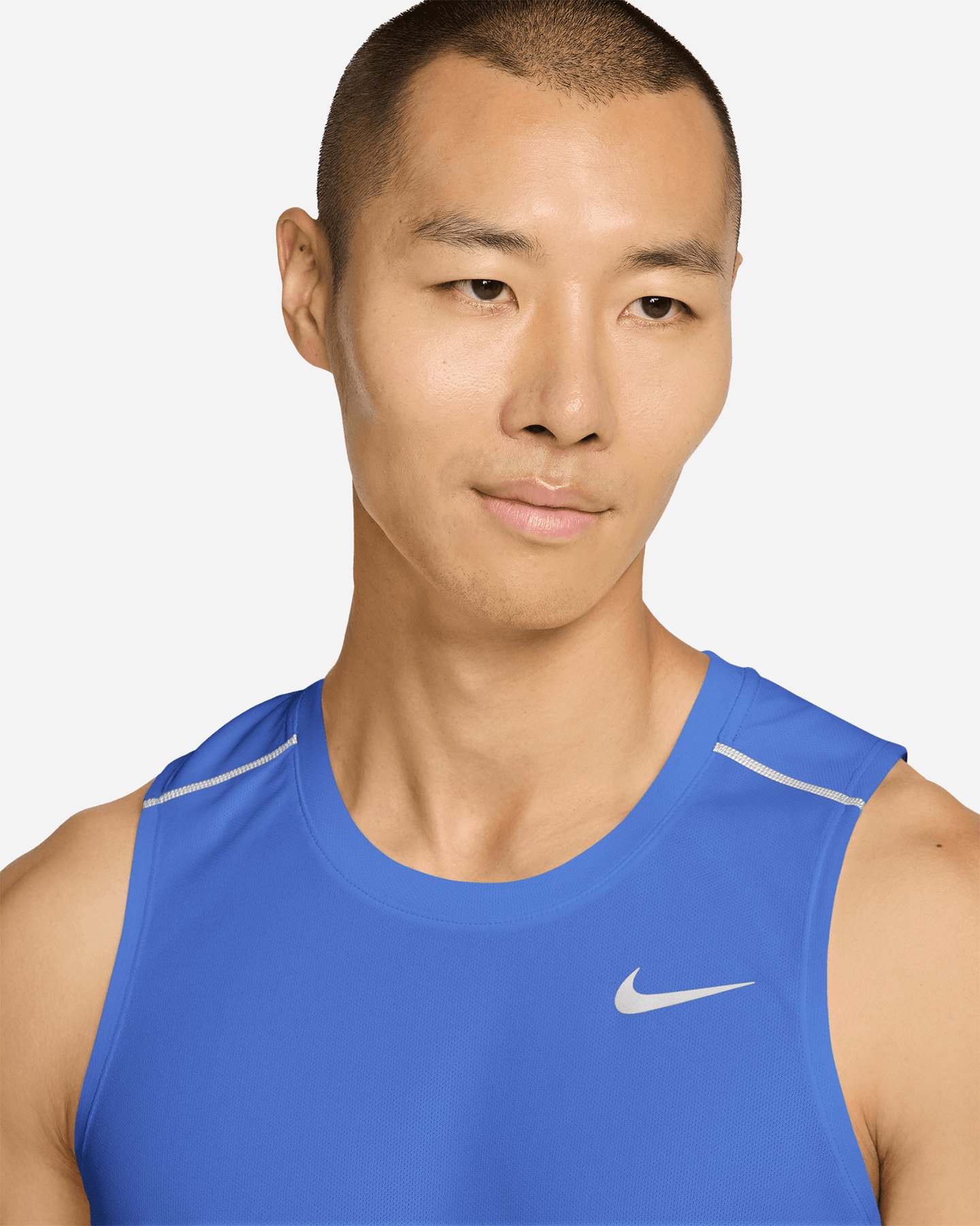 Canotta running NIKE MILER M - Blu - 2 | Cisalfa Sport